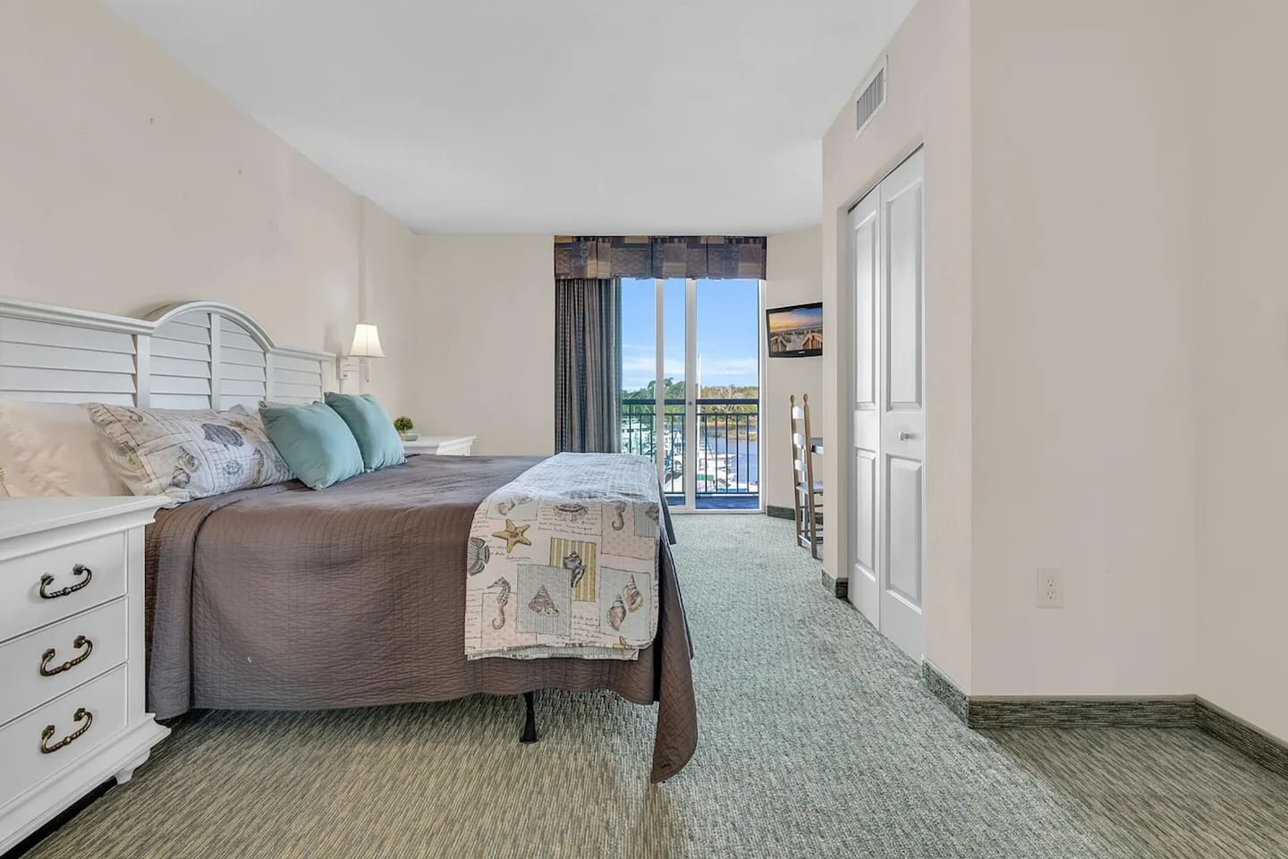 Serene master bedroom perfect for relaxation