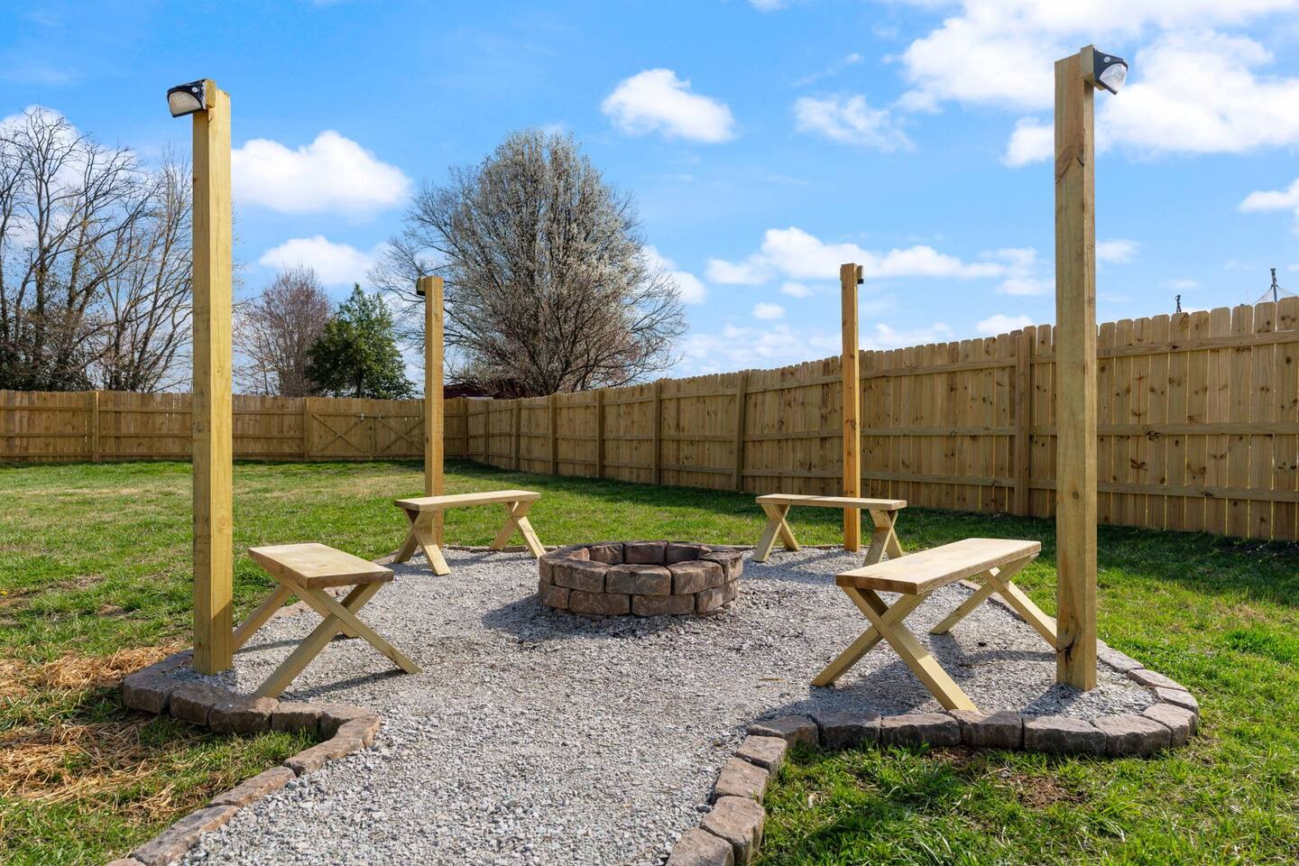 enjoy a relaxing evening at the fire pit