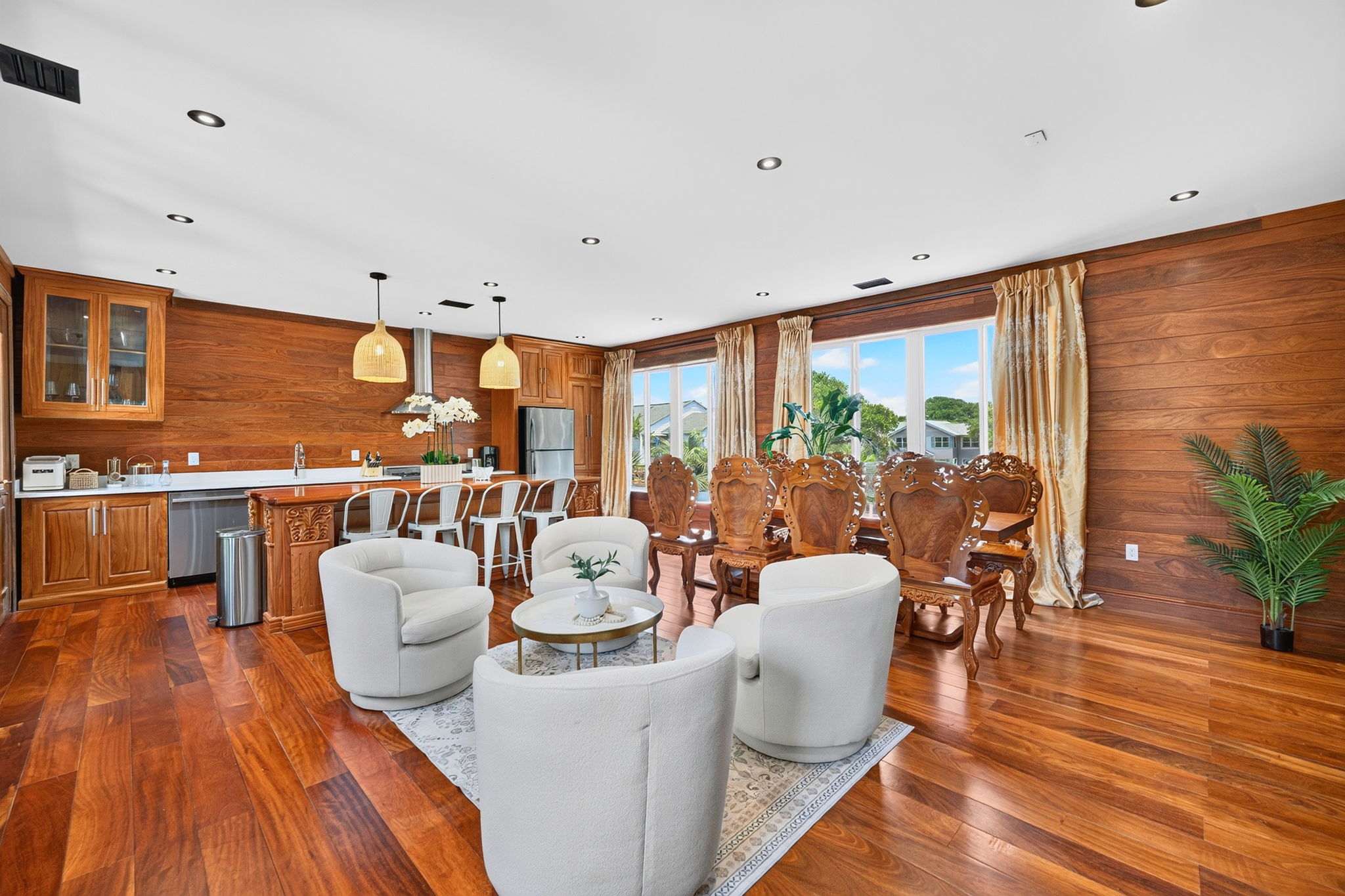 2nd Floor Living, Adjacent to Pool | Rosewood Retreat | 2605 Palm Blvd, Isle of Palms, SC | IOP Escapes
