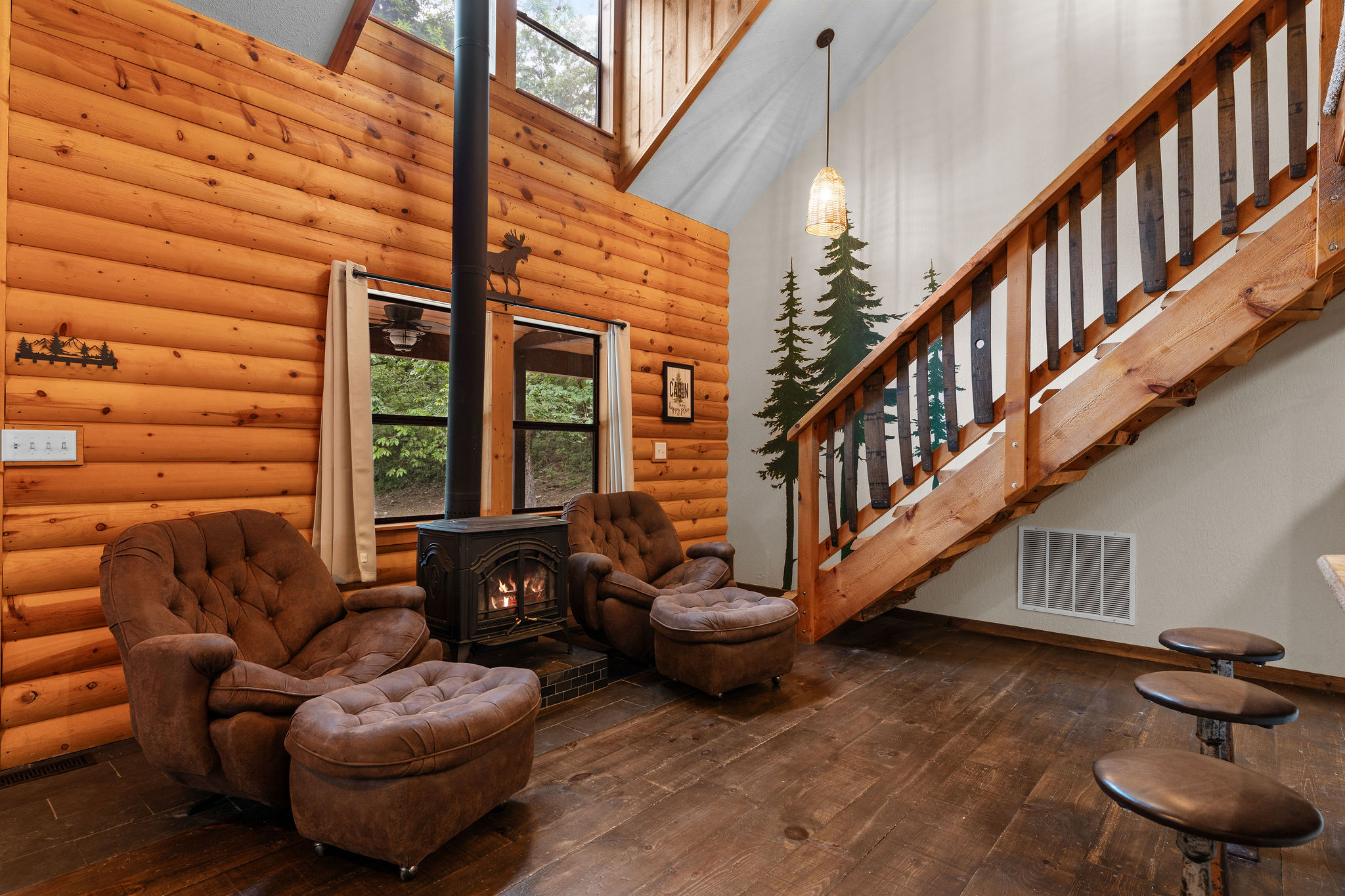 Fireplace is not for guest use