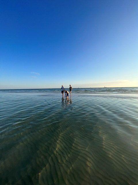 Enjoying the water