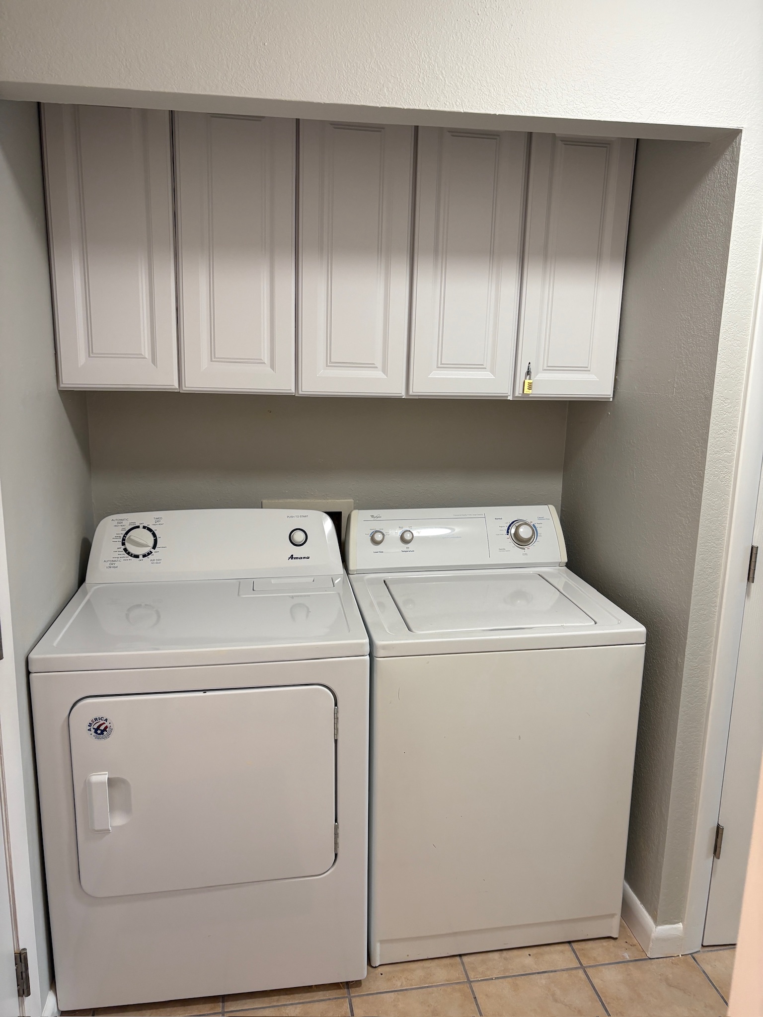Full size washer and dryer