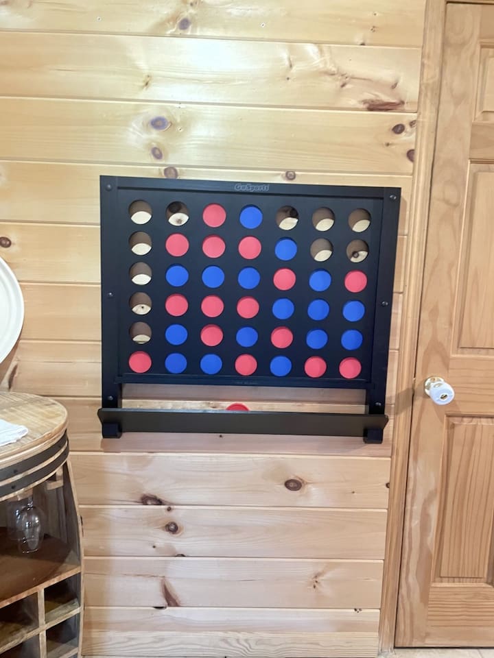 Large wall mounted connect four.