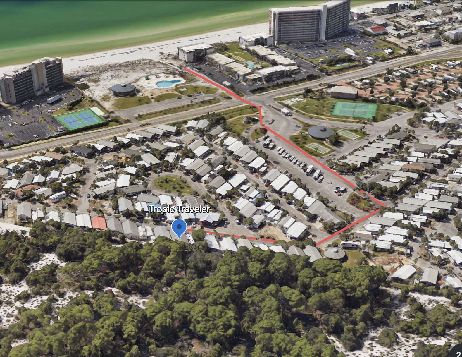 Short golf cart ride or walk to the beach! In the section of the resort CLOSEST to the beach!