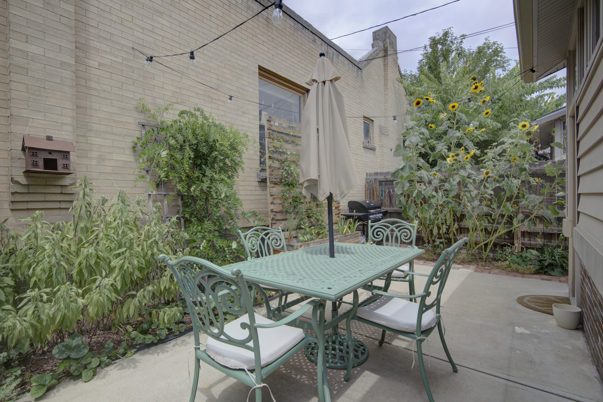 Backyard w/ Patio Set