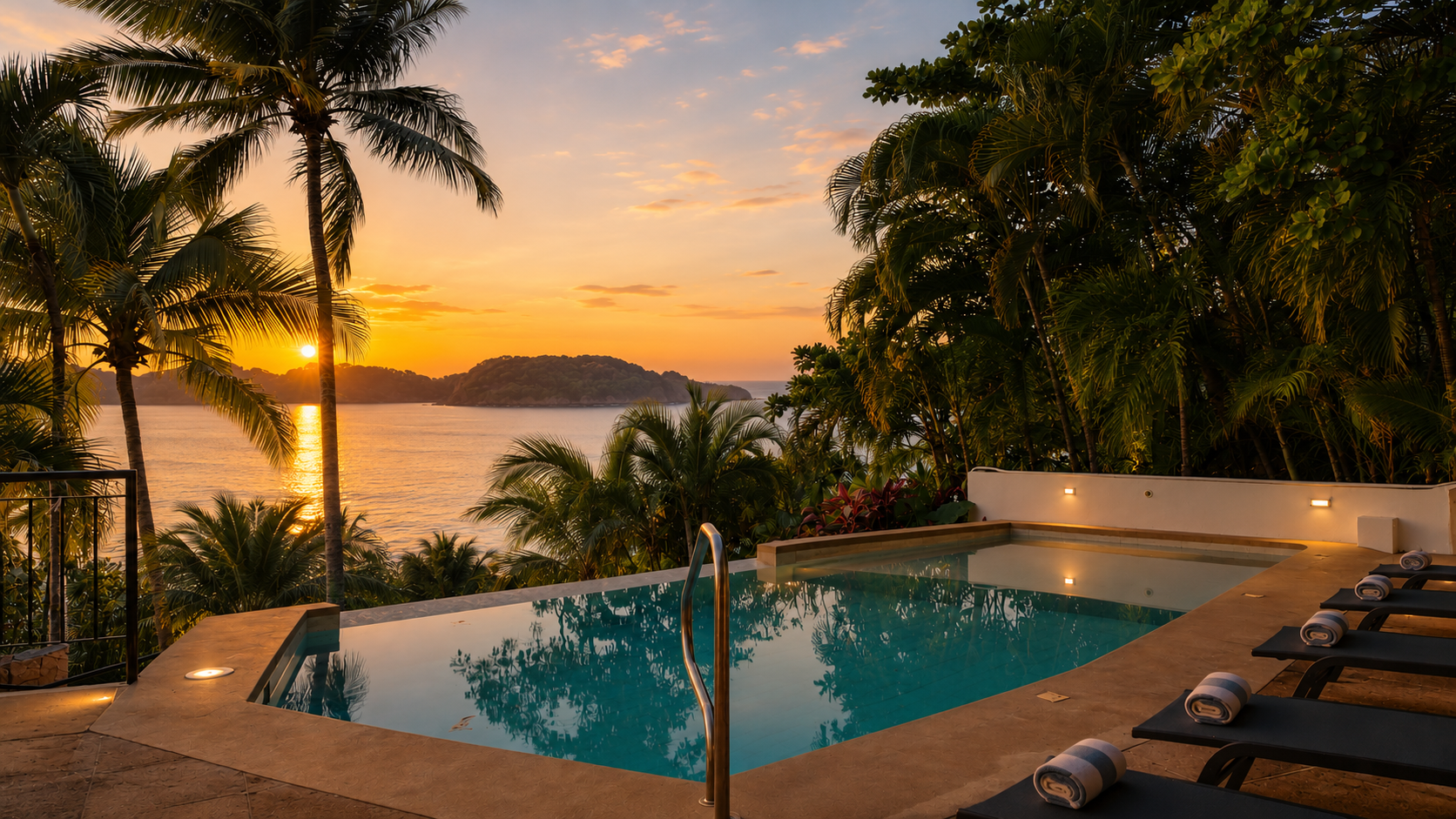 Ocean front pool 