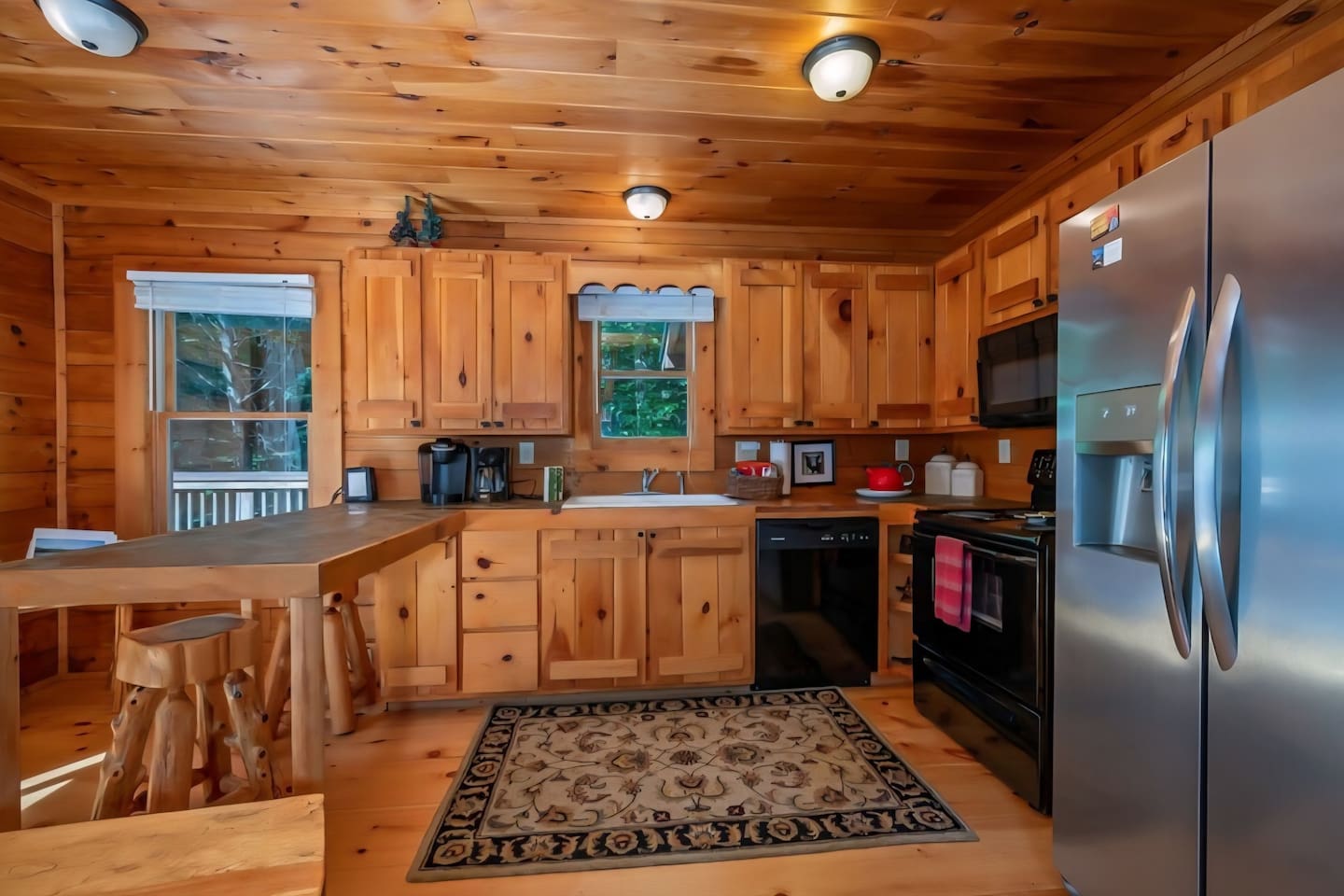 Large open kitchen