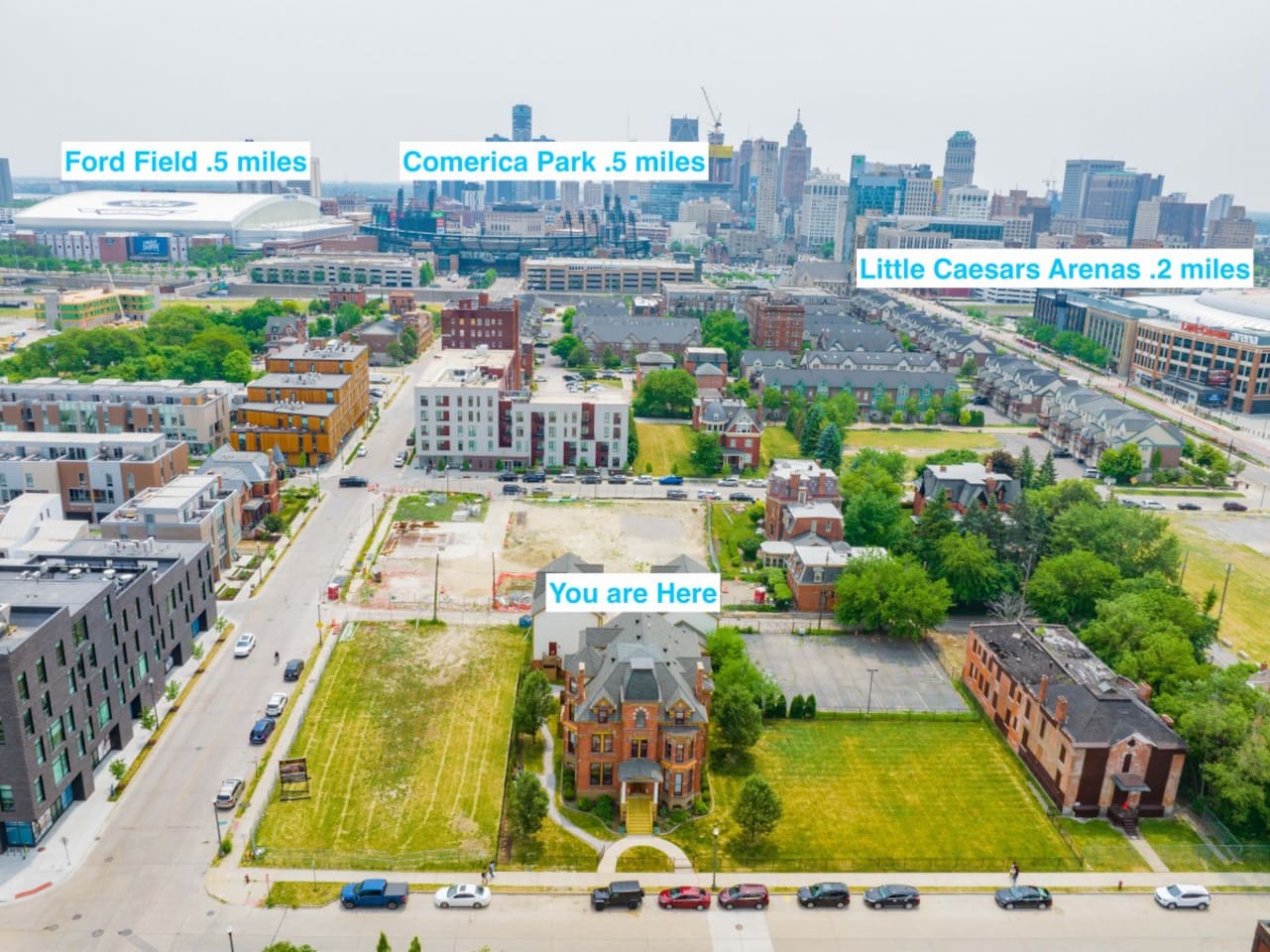 Walking distance to all three major stadiums