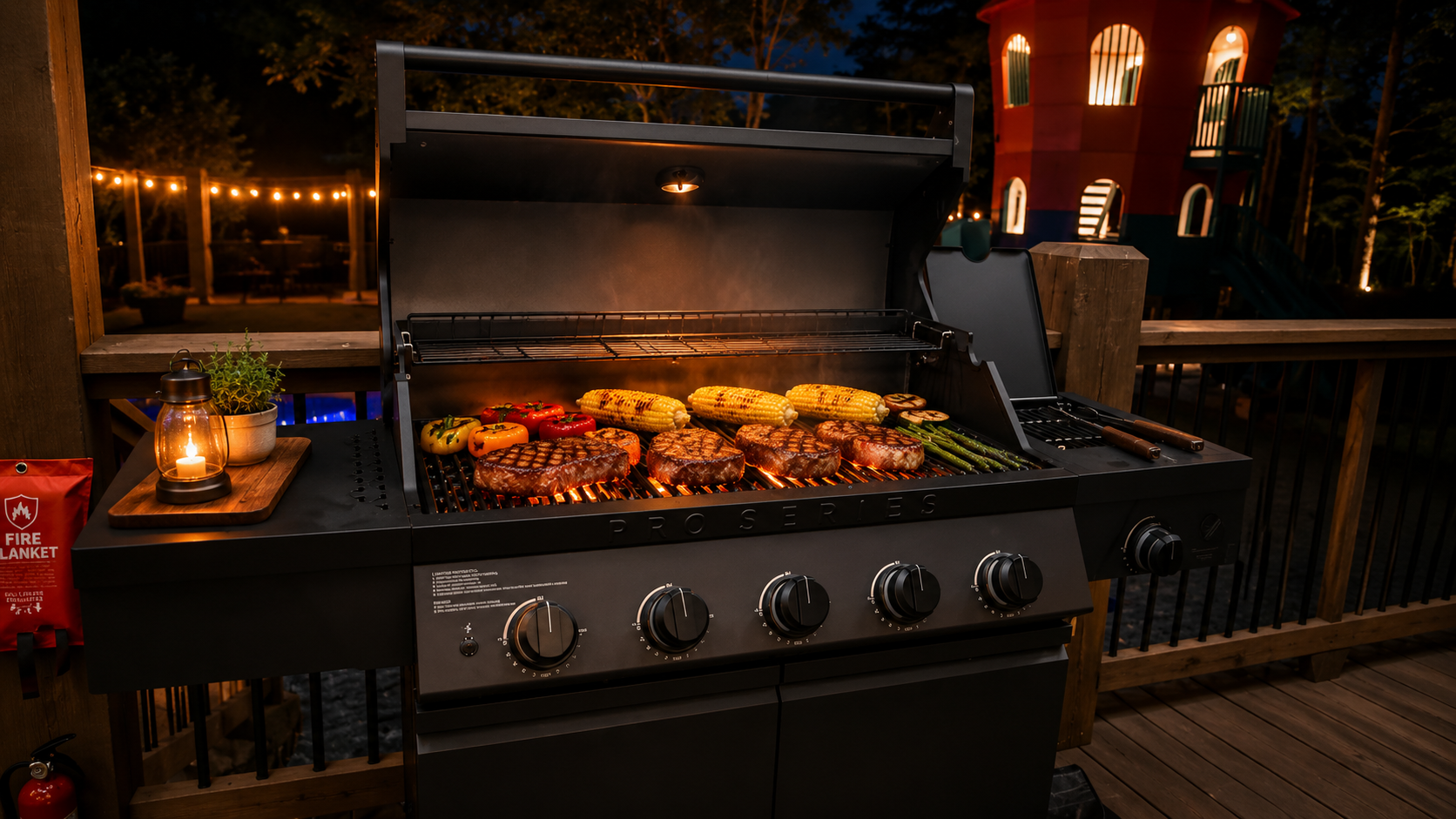 Grilling Paradise: Sizzle steaks and veggies under the stars—your culinary adventure awaits!