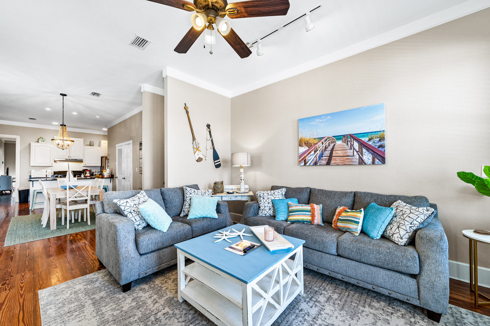 Freshly renovated with all new furniture.