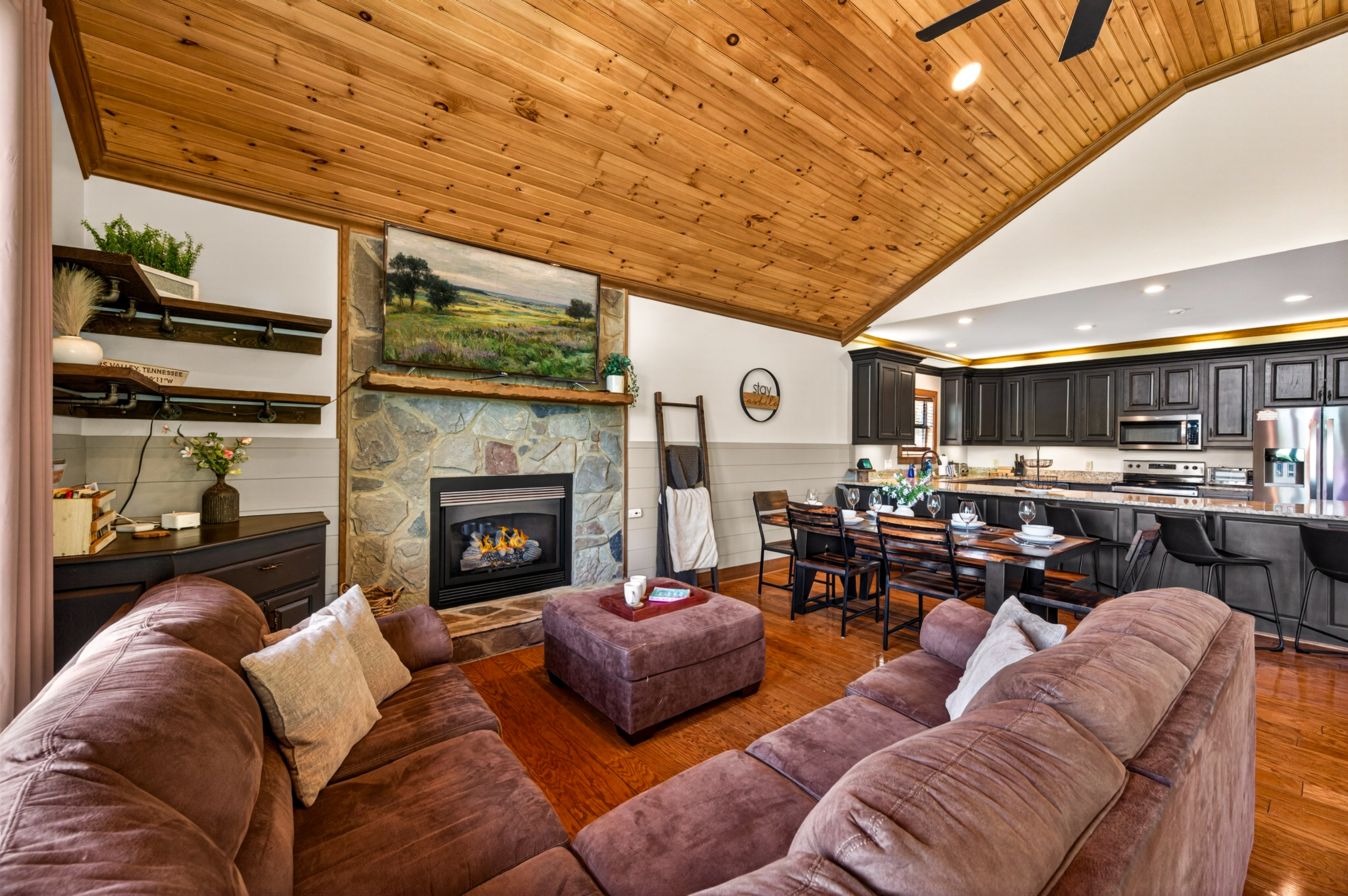 Lots of space to hang out with family and friends