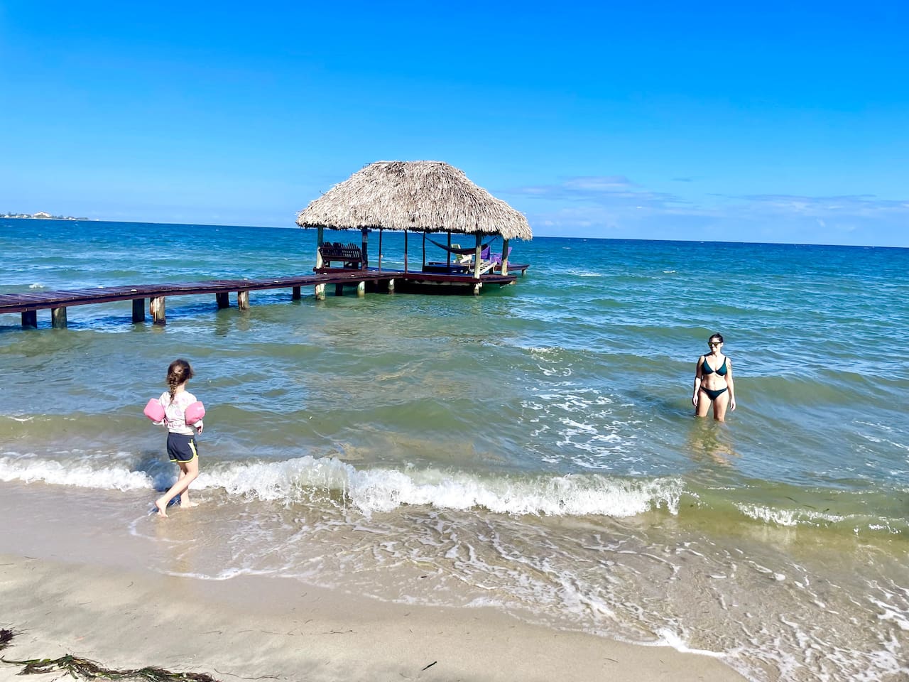 Kids love the beach and ocean.