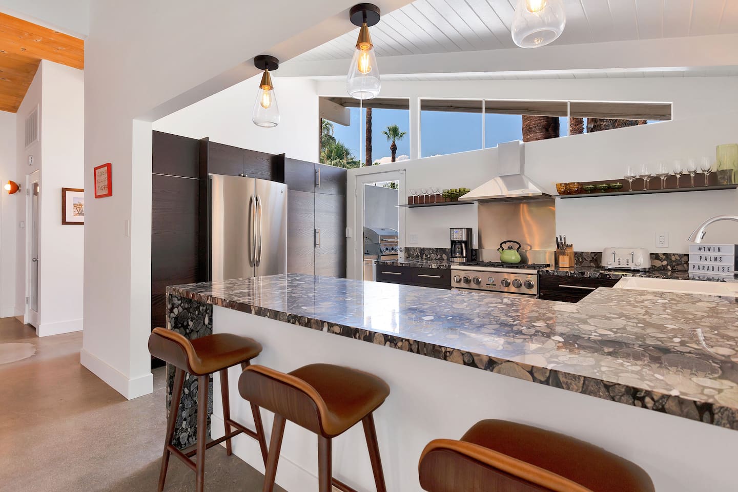 Open kitchen with everything one could need