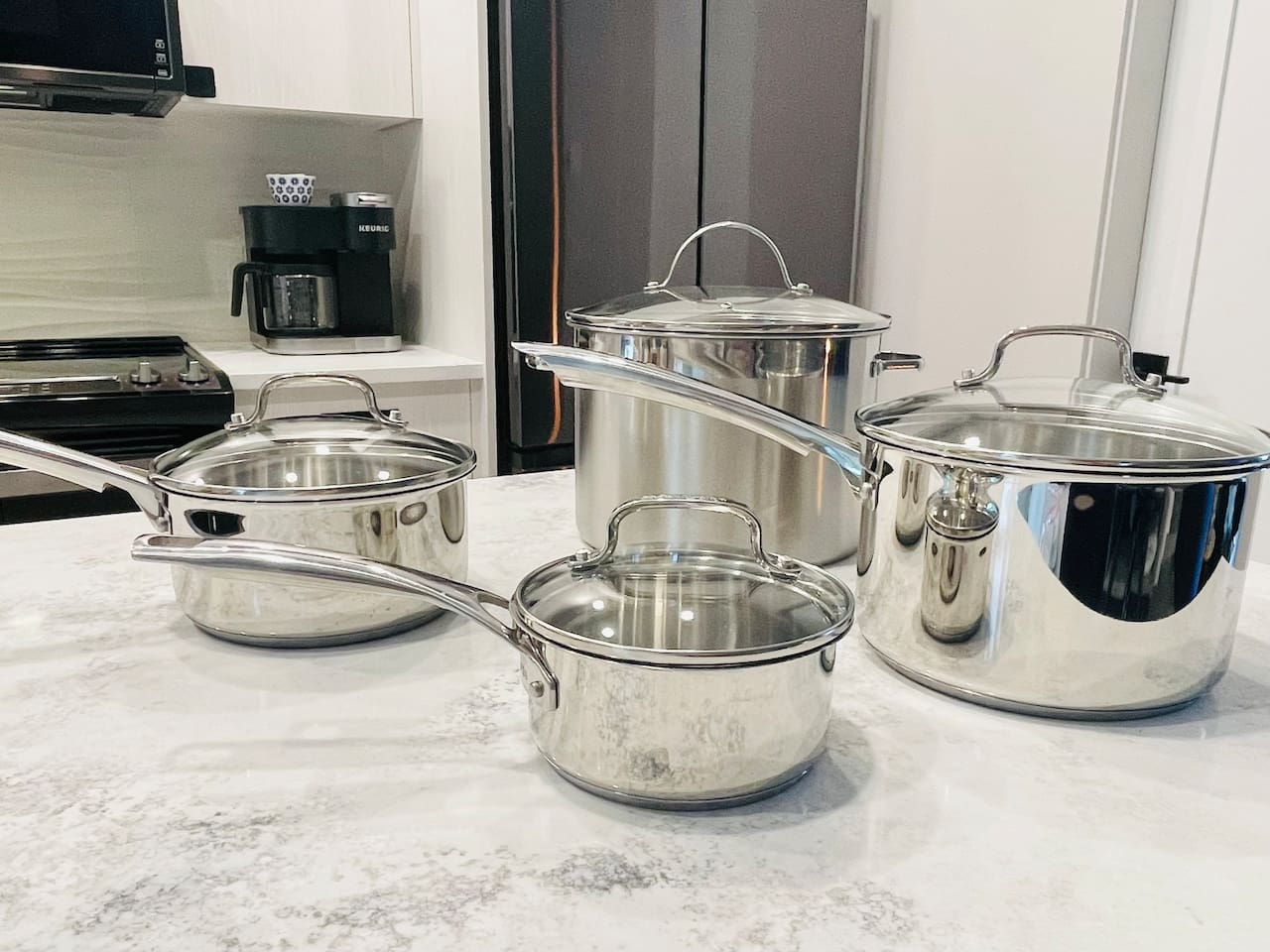 Multiple sized pots
