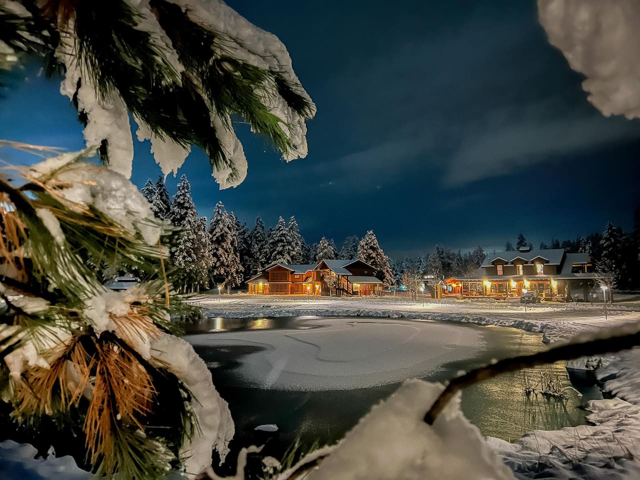 A front door that marks the shift into total calm.

