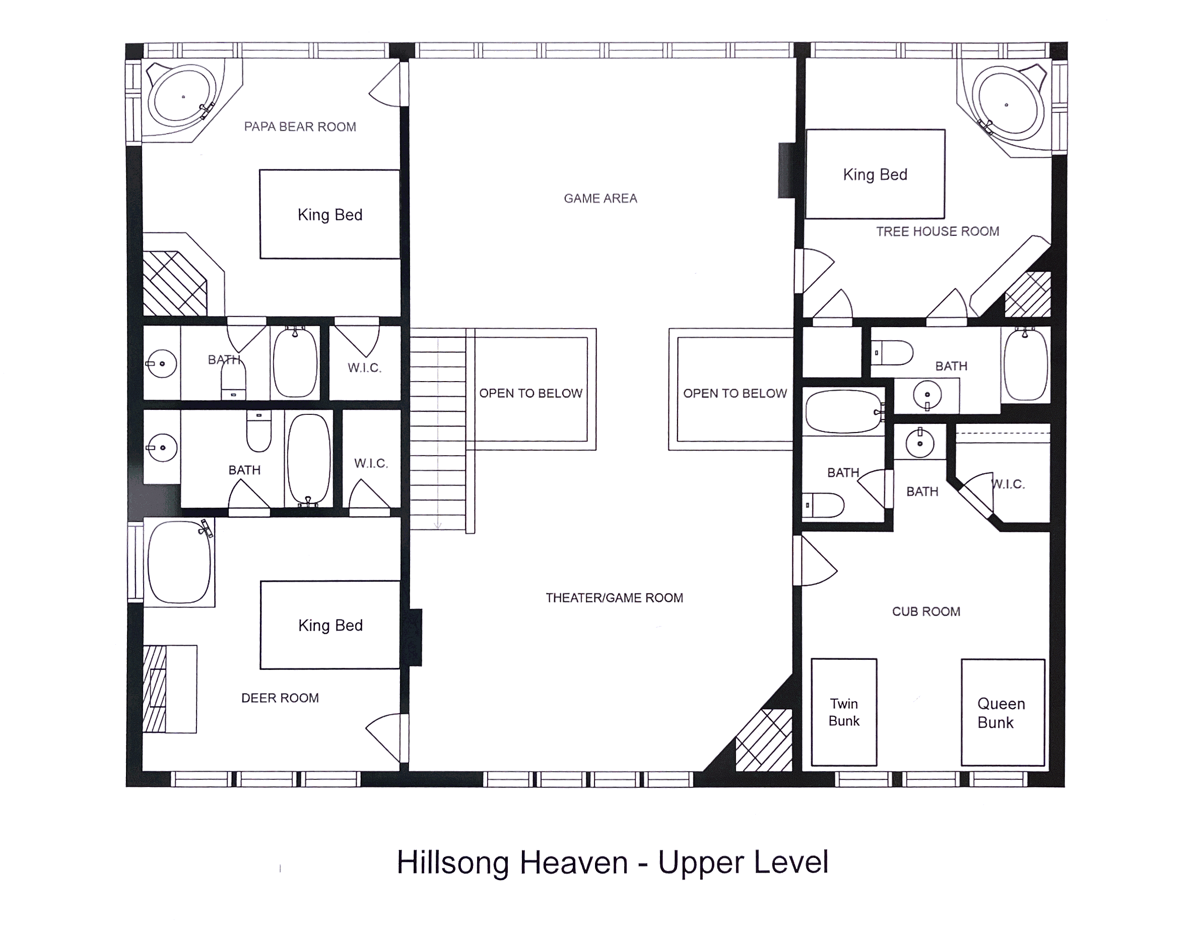 UPPER LEVEL FLOORPLAN