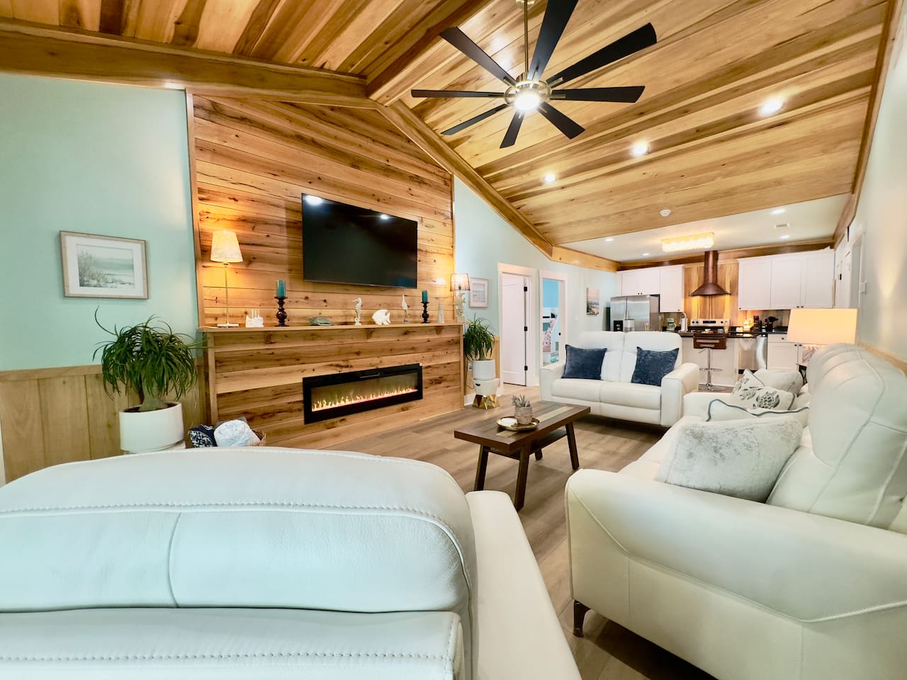 This vibrant space is ready for you to relax and recharge.
