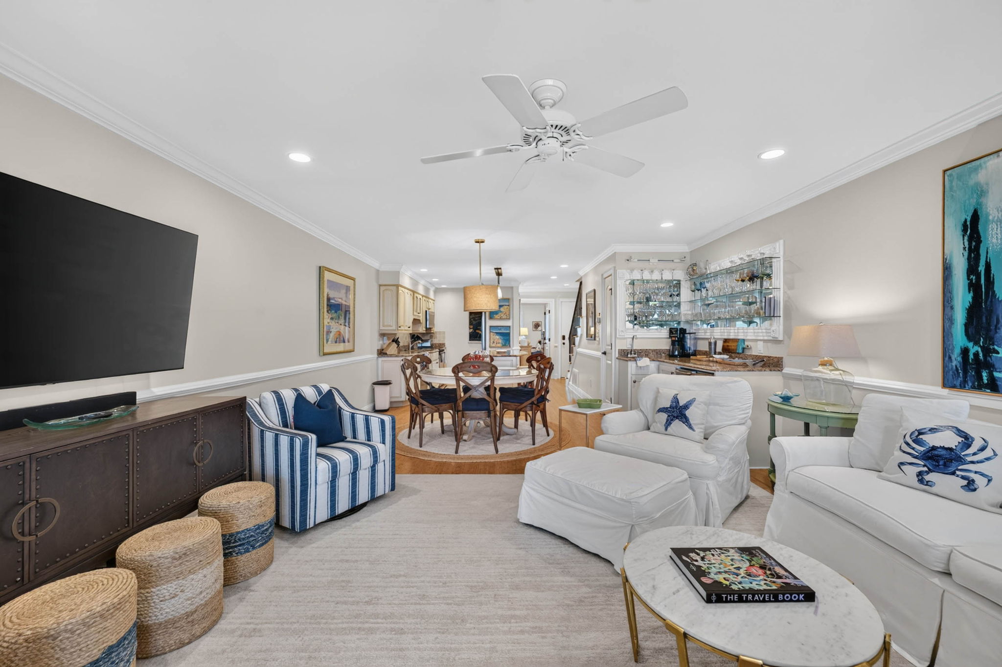 Living Room | Oceans 22 | 22 Beach Club Villas, Wild Dunes | IOP Escapes