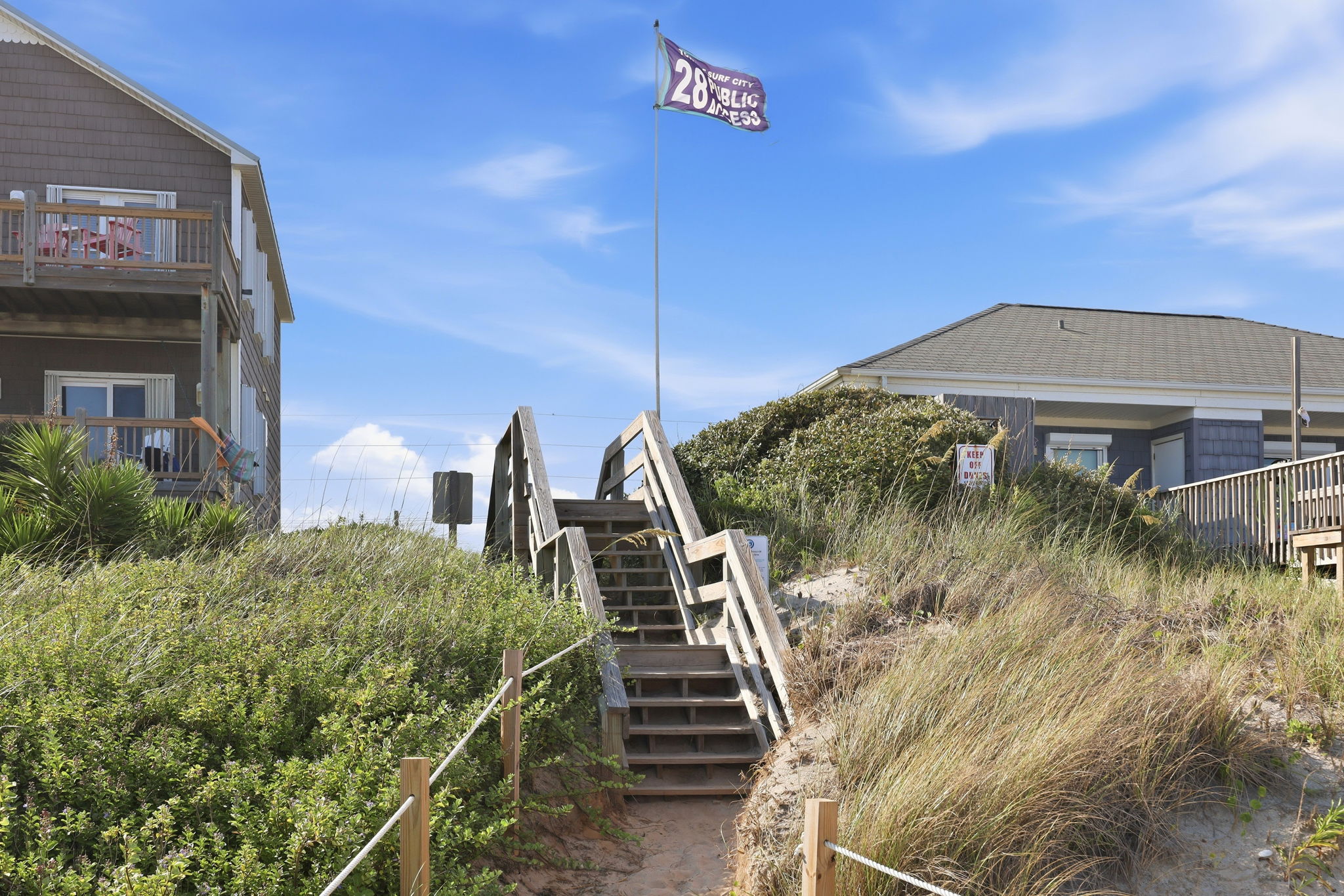 Walkway to beach access