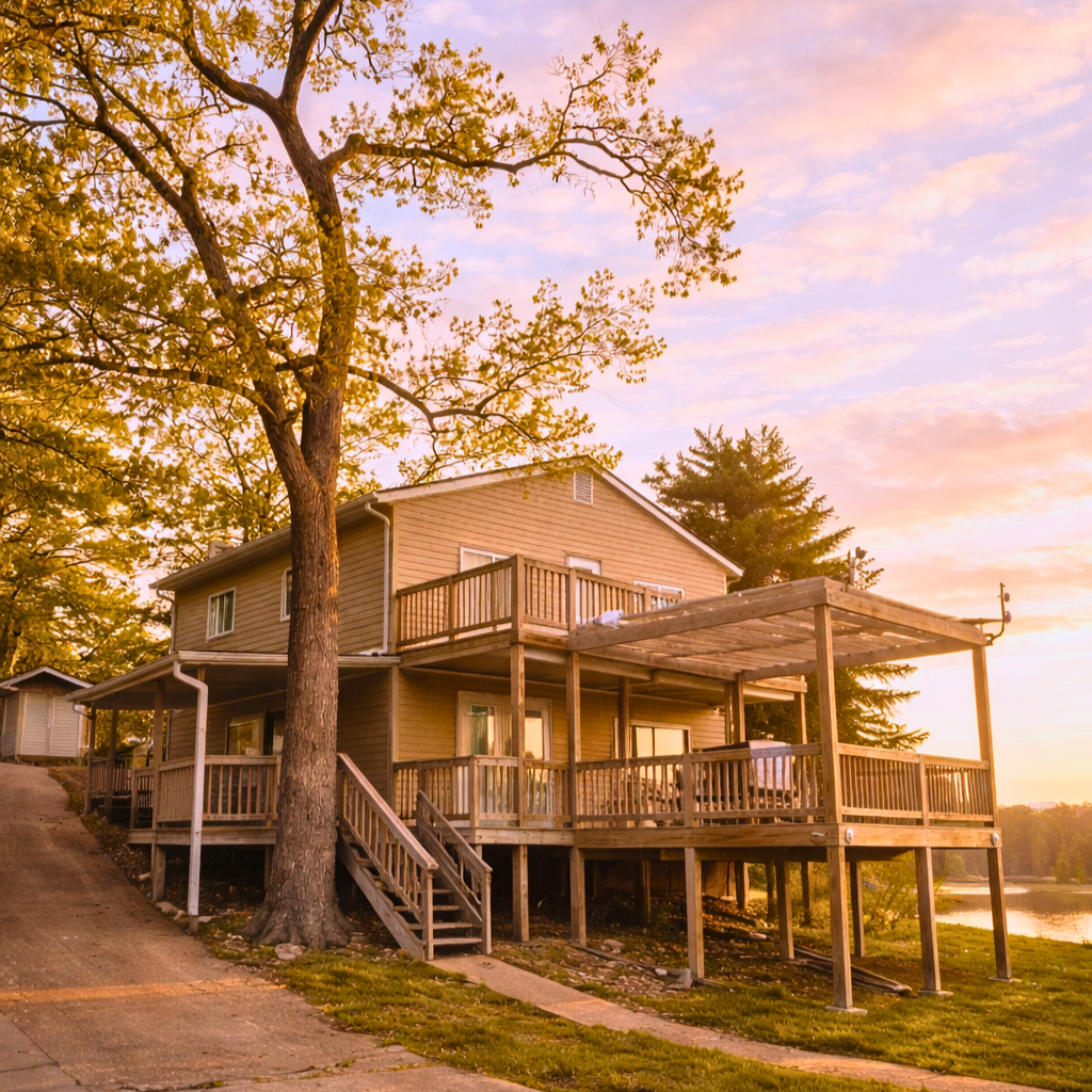 The side of Buccaneer Bay 56 - NO PARKING on boat ramp