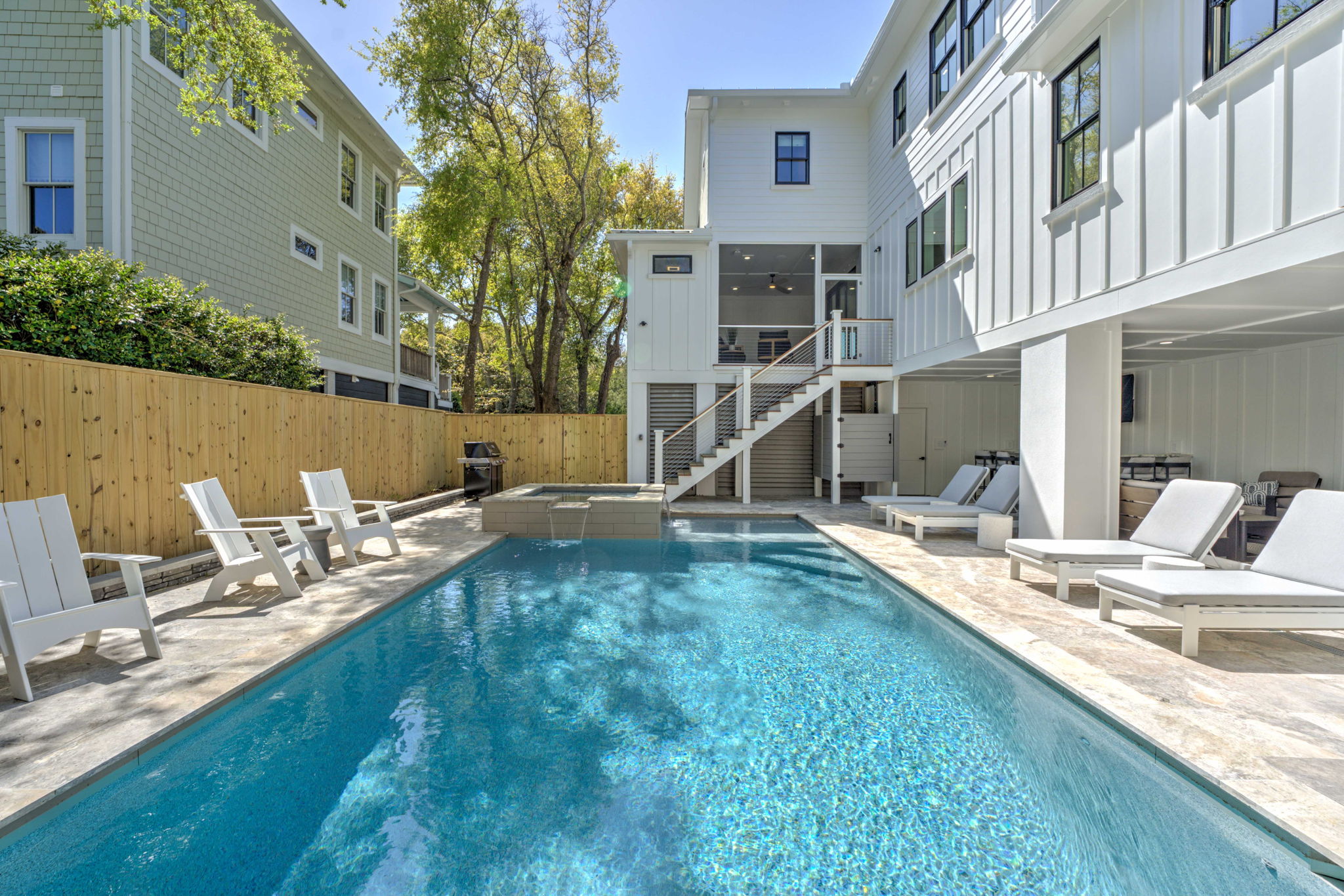 Pool | On Beach Time | 6 30th Ave, Isle of Palms, SC | IOP Escapes