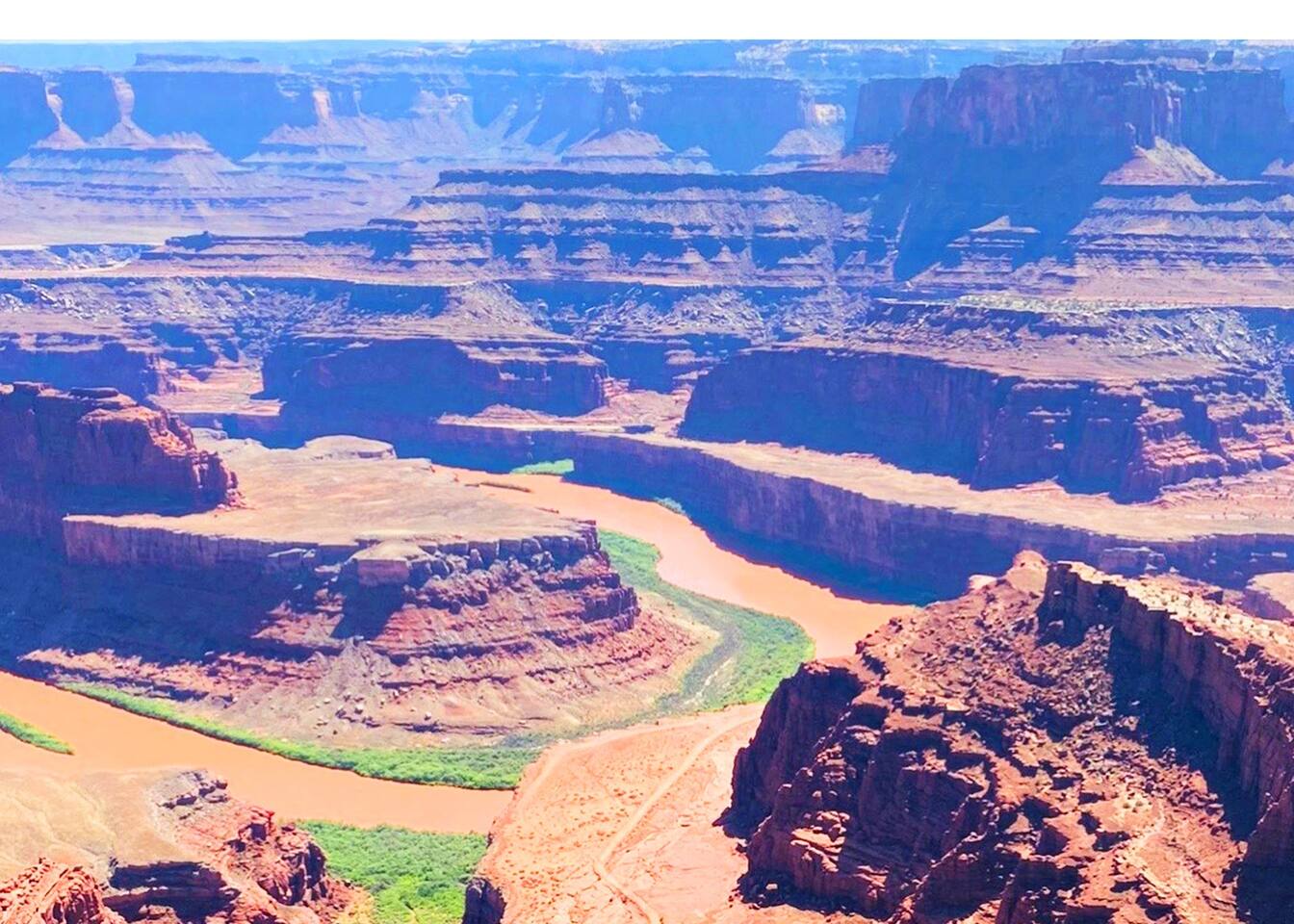 Dead Horse Point is a must see at nearby Canyonlands Park