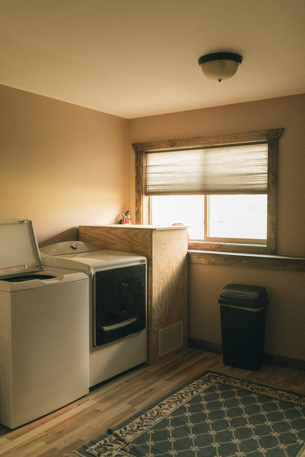 Laundry room with washer and dryer