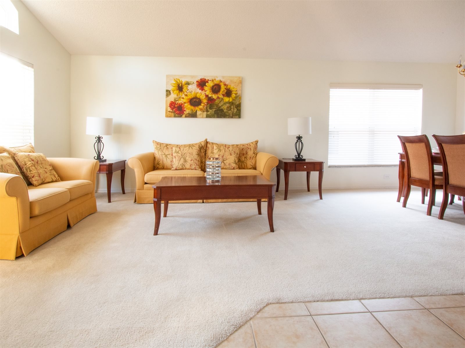 Great Room with attached Dining Room