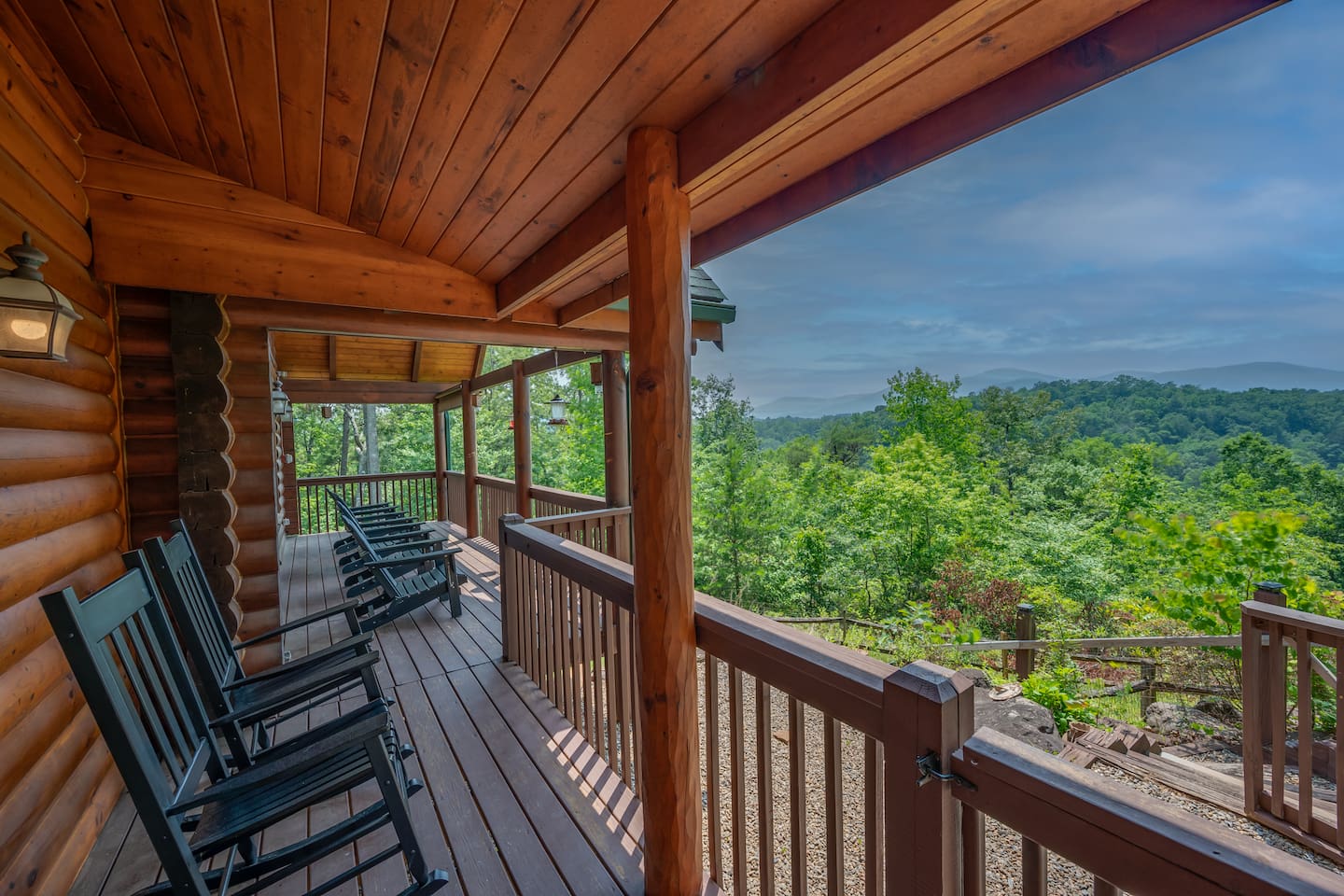 Porch with amazing views