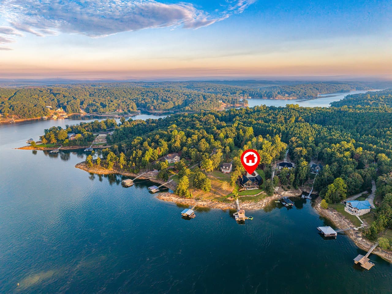 Another arial view of where you'll be staying.