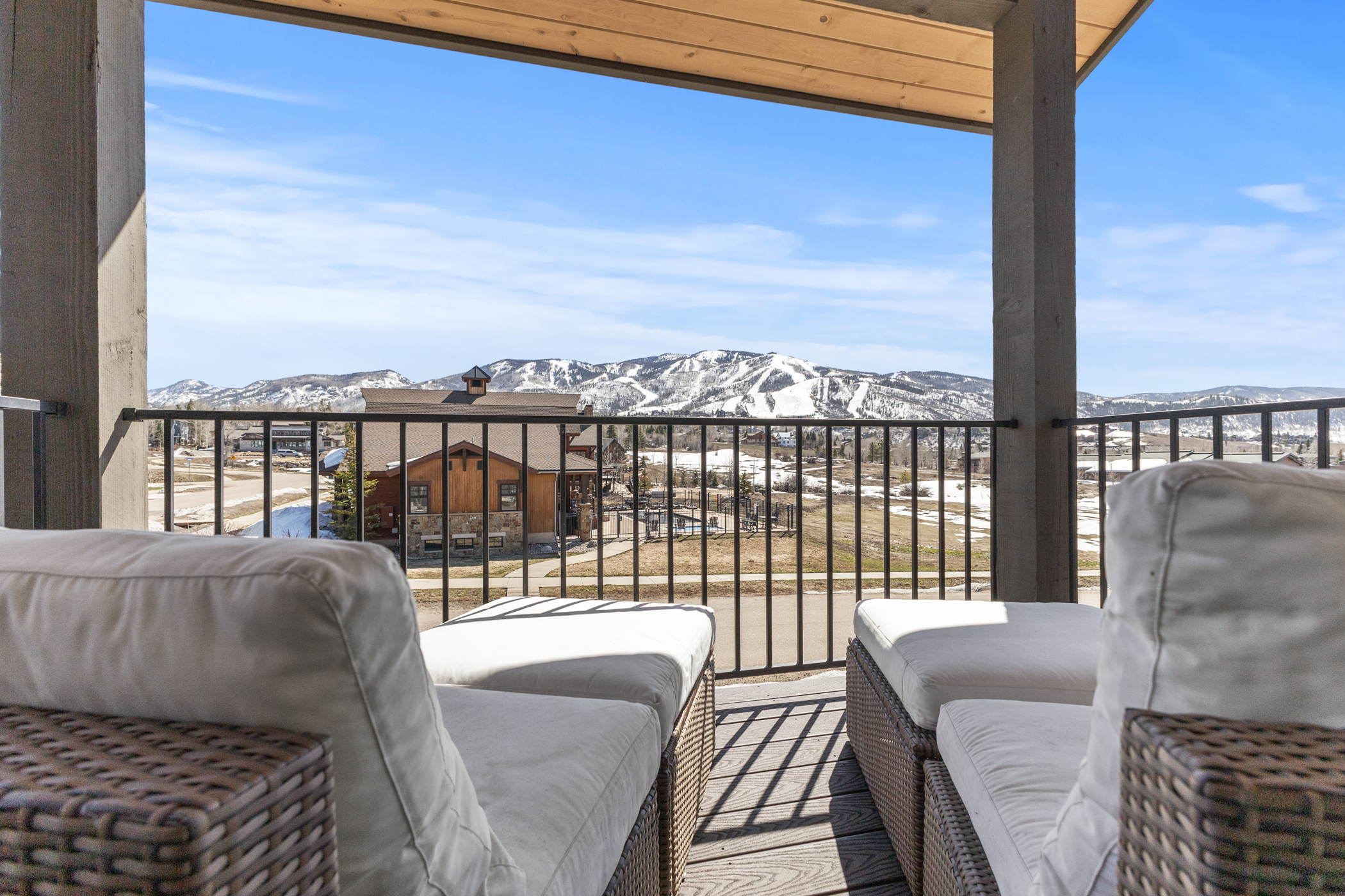 View of Steamboat Resort from Covered Patio