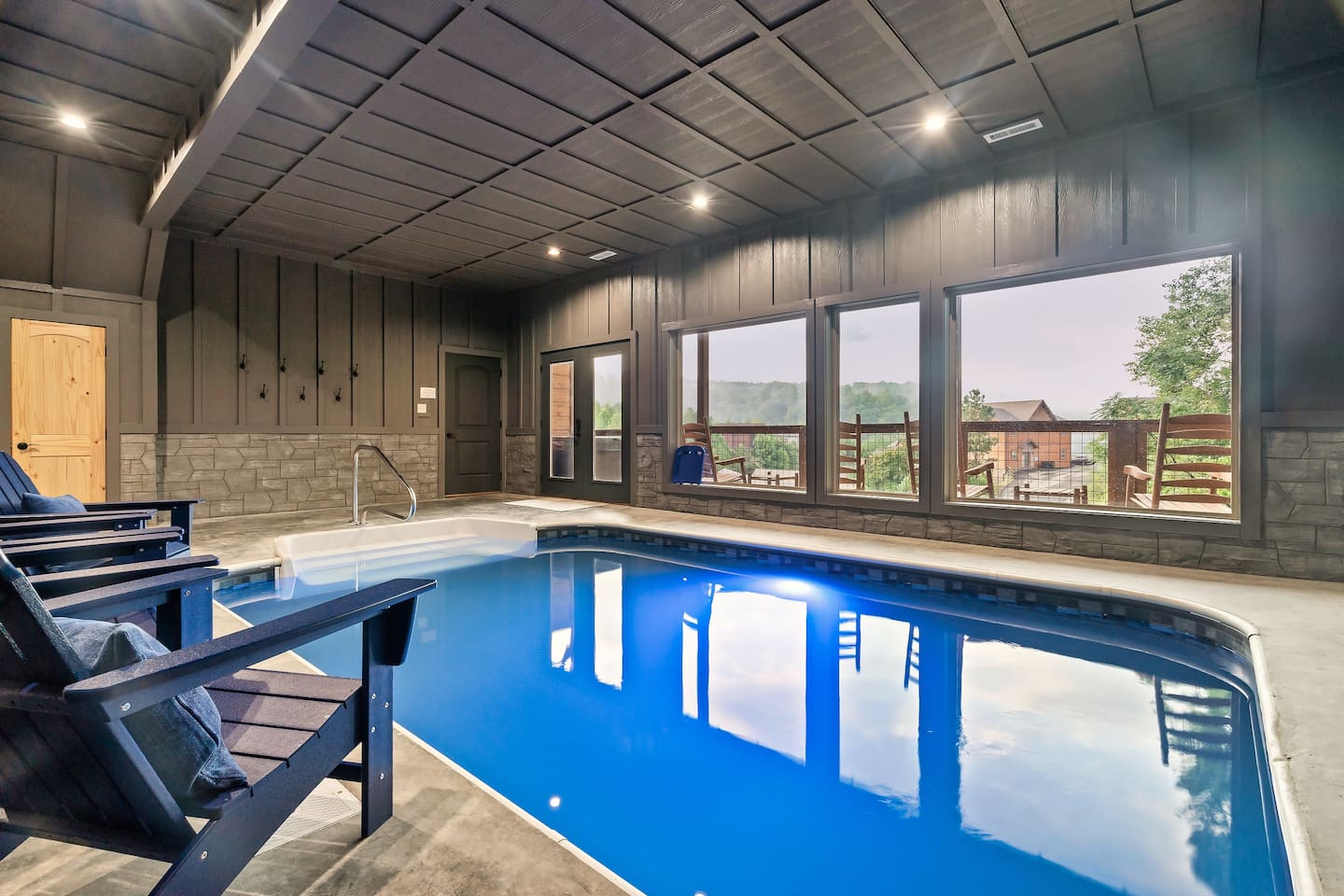 Large, indoor private heated pool!