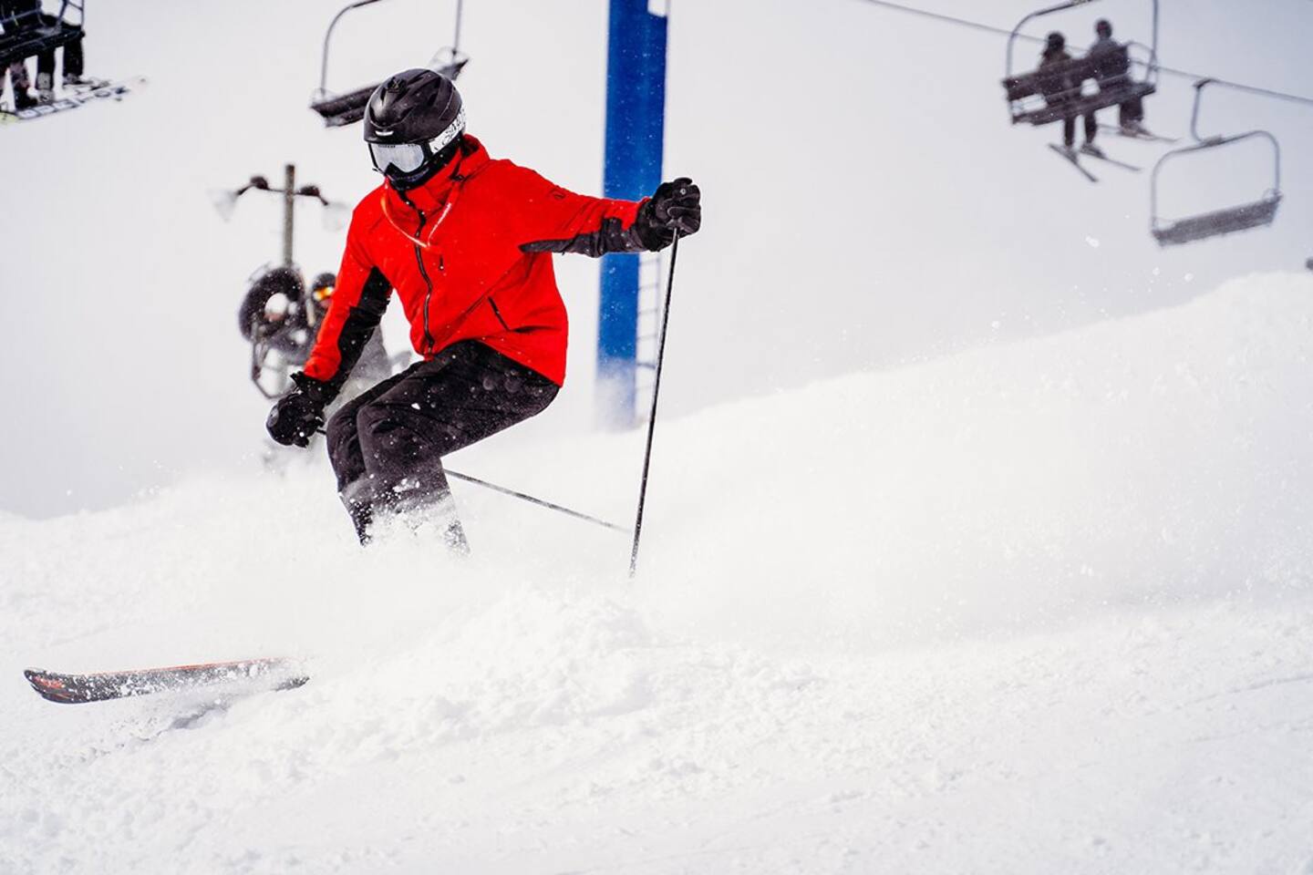 Skiing at Schuss Mt. and Boyne
