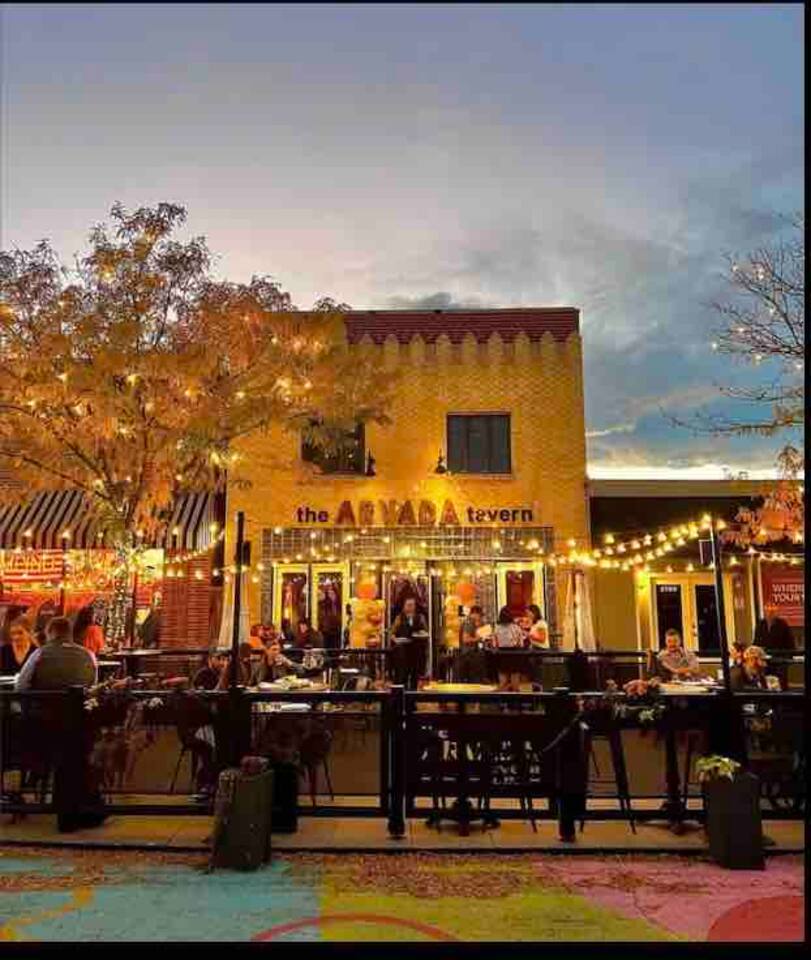 Old Town Arvada is a walking friendly downtown area with many shops and restaurants