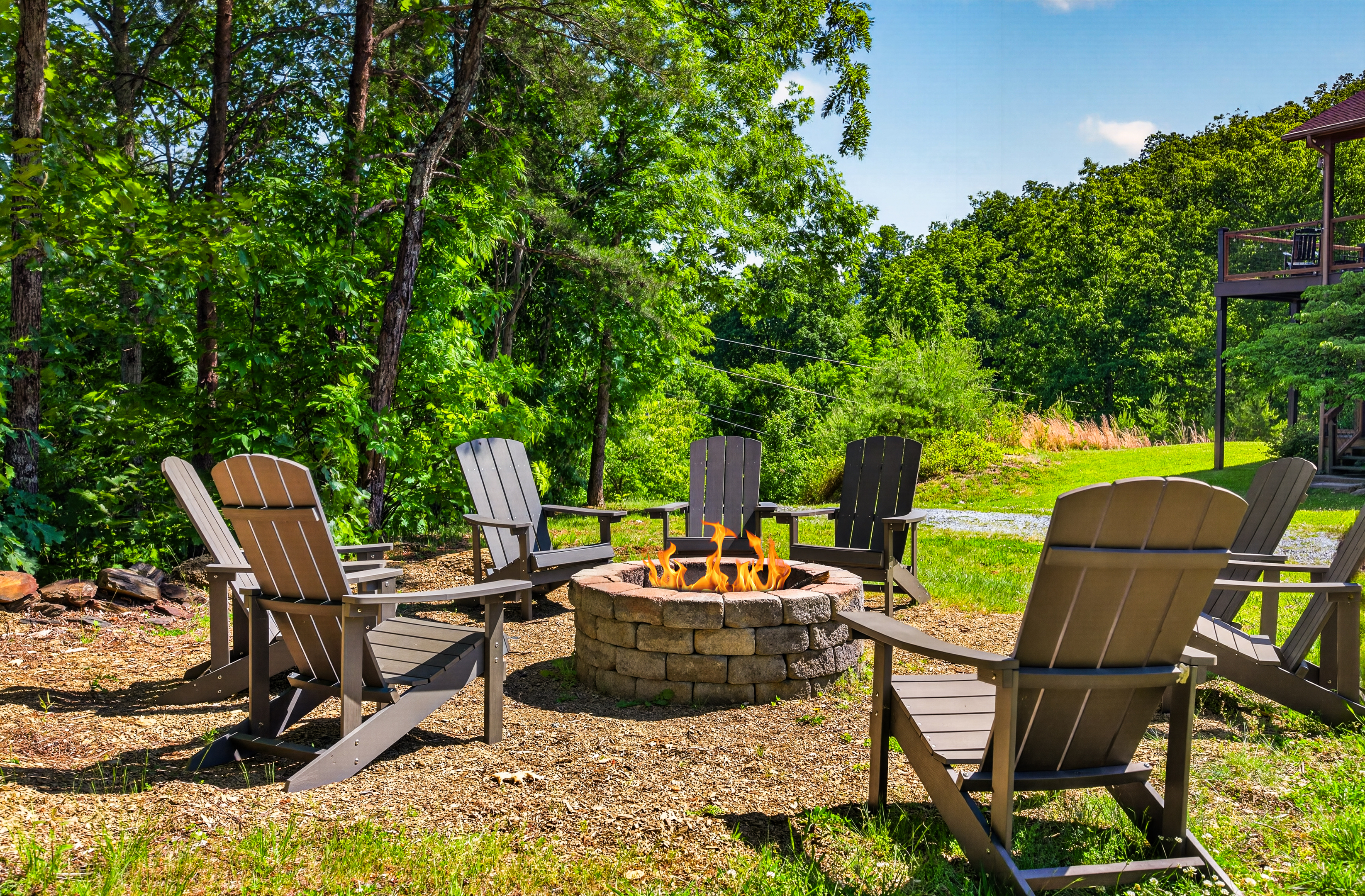 Firepit for making s'mores and memories! 
