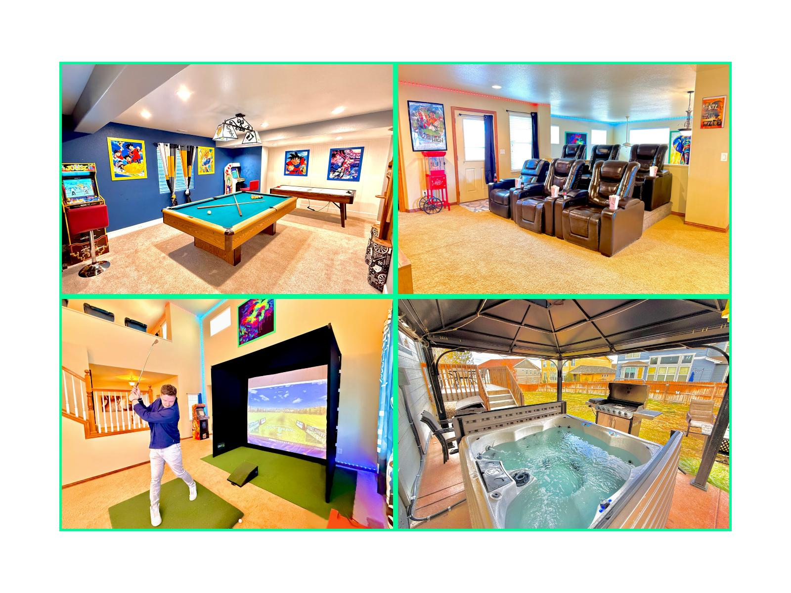 Luxurious Hot Tub And Golf Simulator - Exquisite Entertainment Retreat - Thornton, CO
