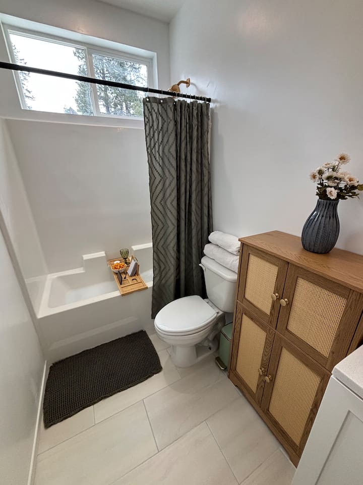 Full bathroom with bathtub 