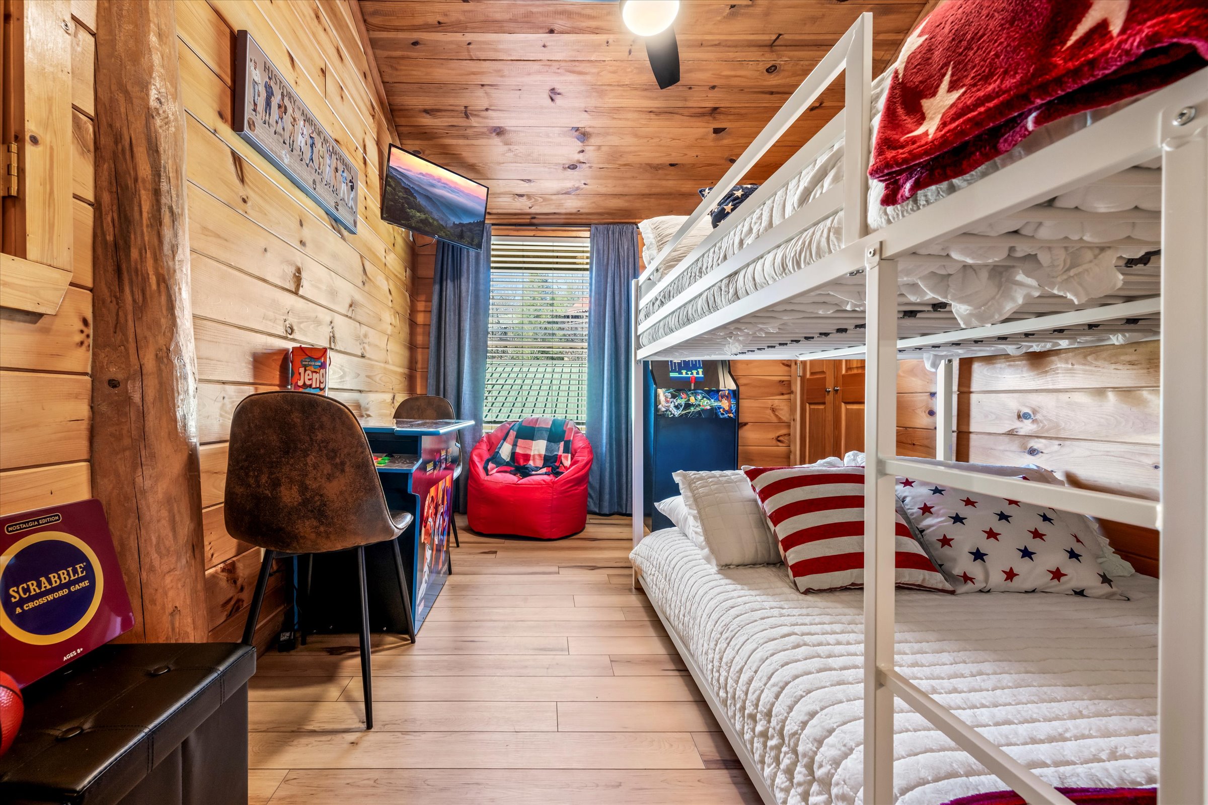 The kids will love the bunk room (and so will you, as you can relax too!)