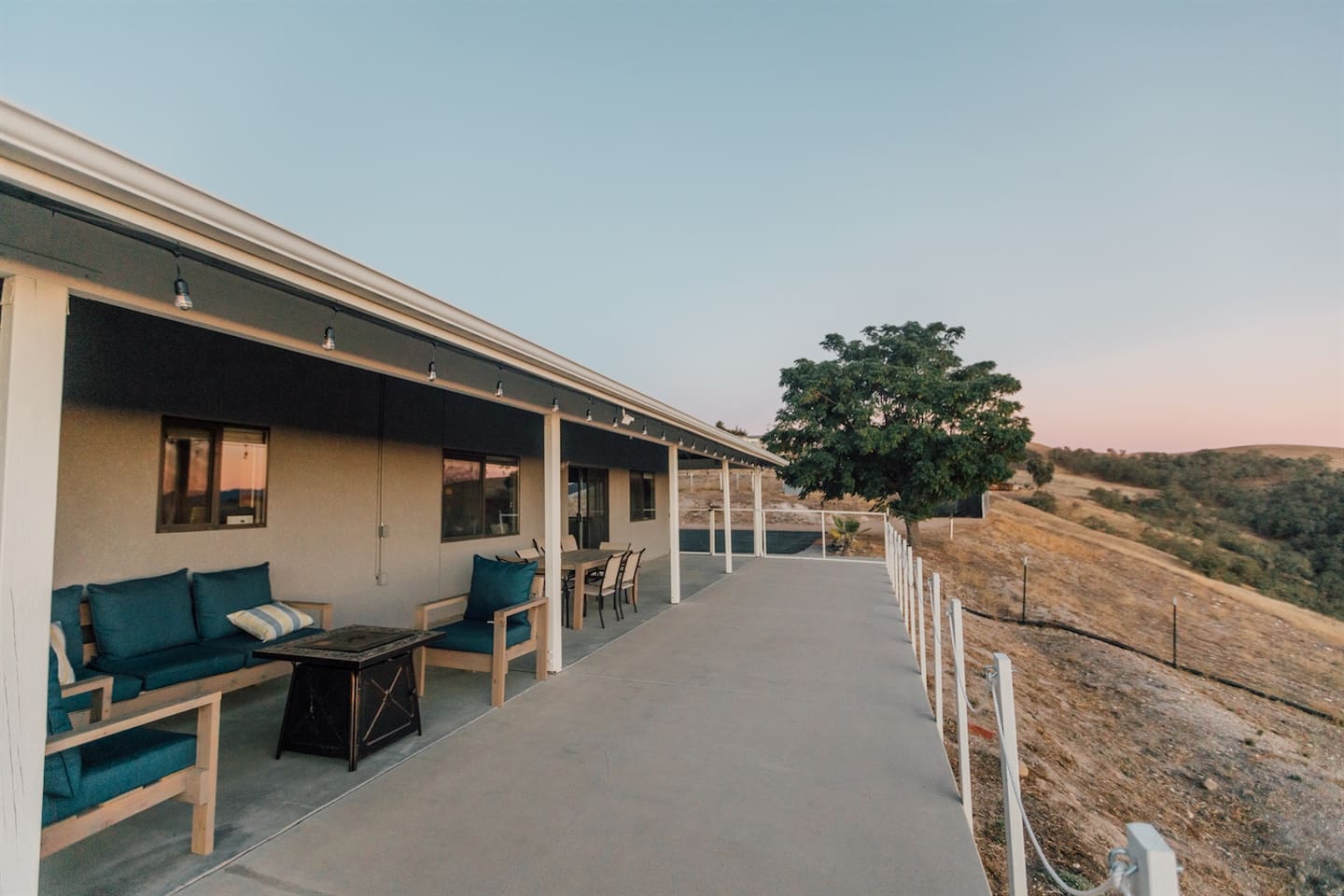 Vista Santa Lucia Patio with propane and charcoal grill, guests get access to all the patios when booking The Casita.