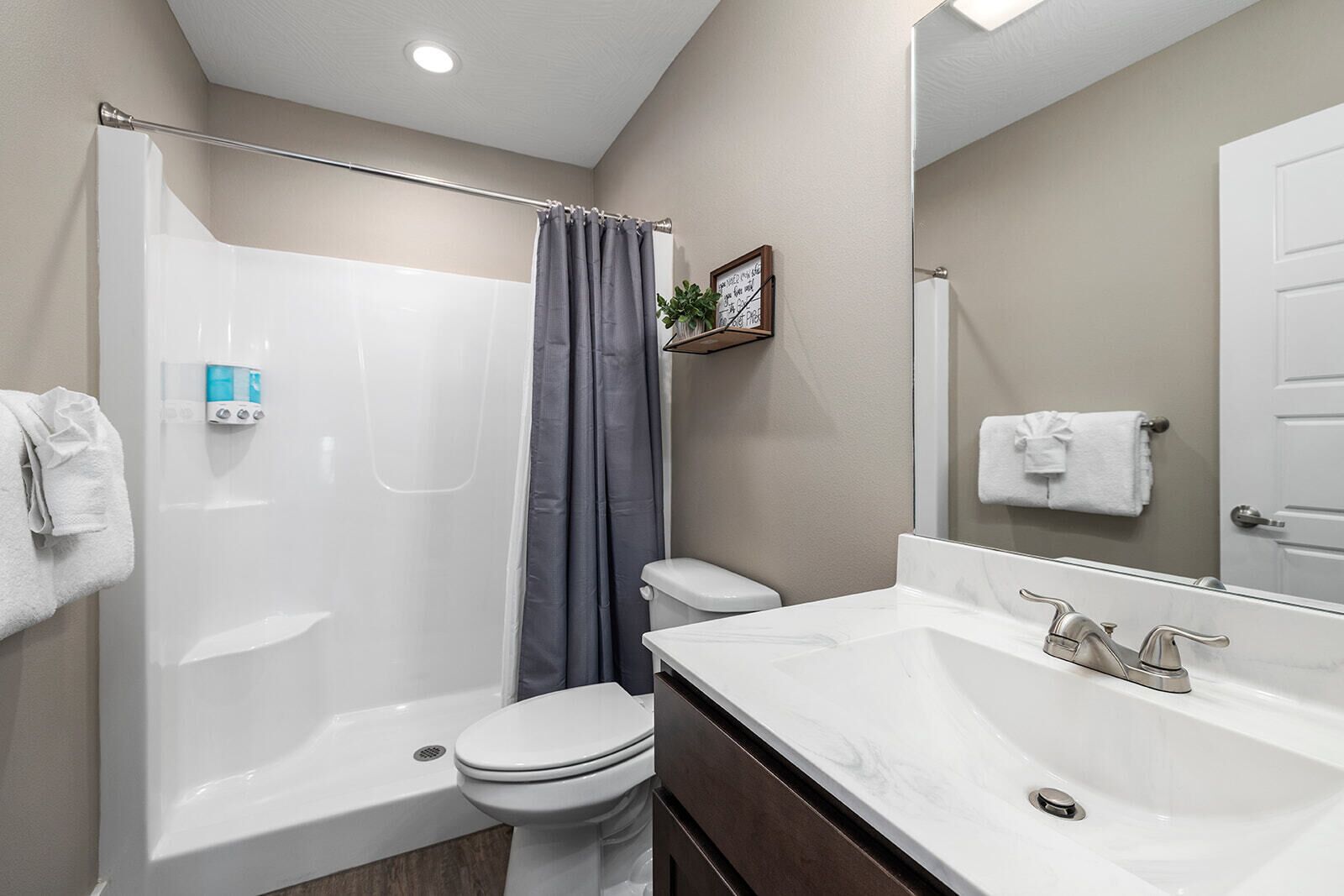 Lower Level Attached Full Bathroom