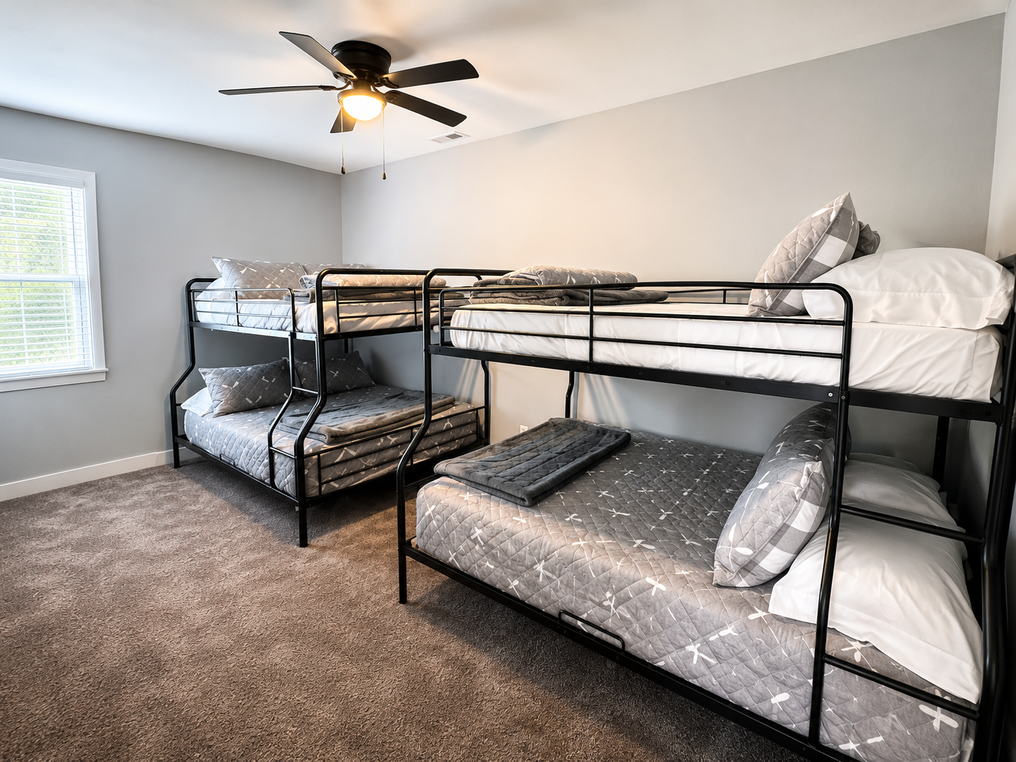 Full over queen bunks