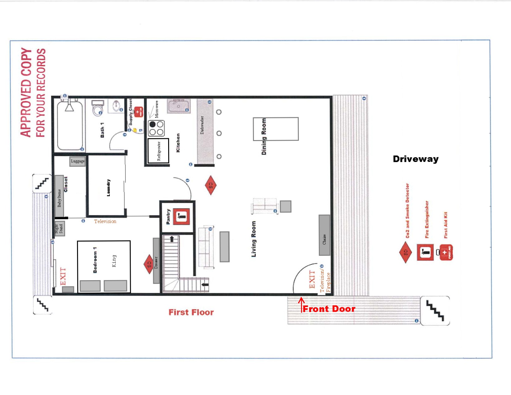 Sunkissed Floor Plan - First Floor