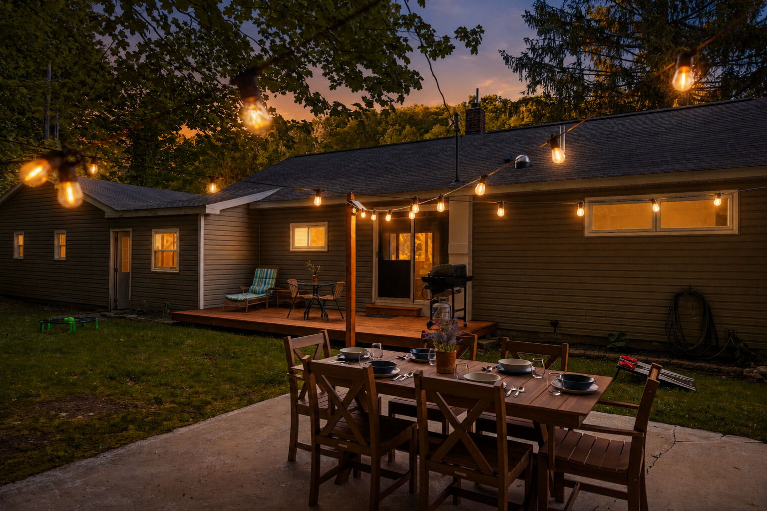 Outdoor Dining Set for 6