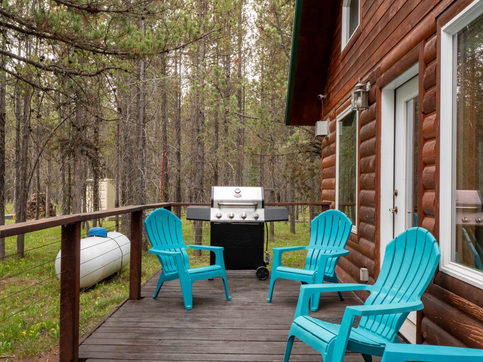 Front Deck with Grill and Front Entrance