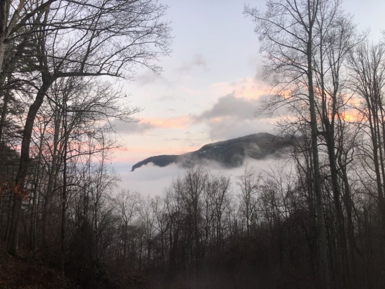 Morning sunrise views from the home
High elevation