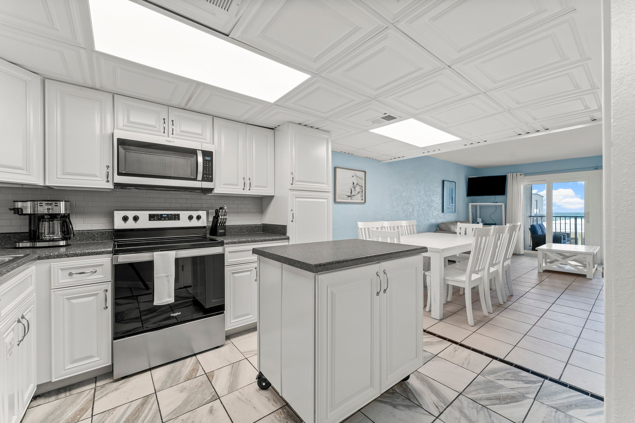 Open kitchen views