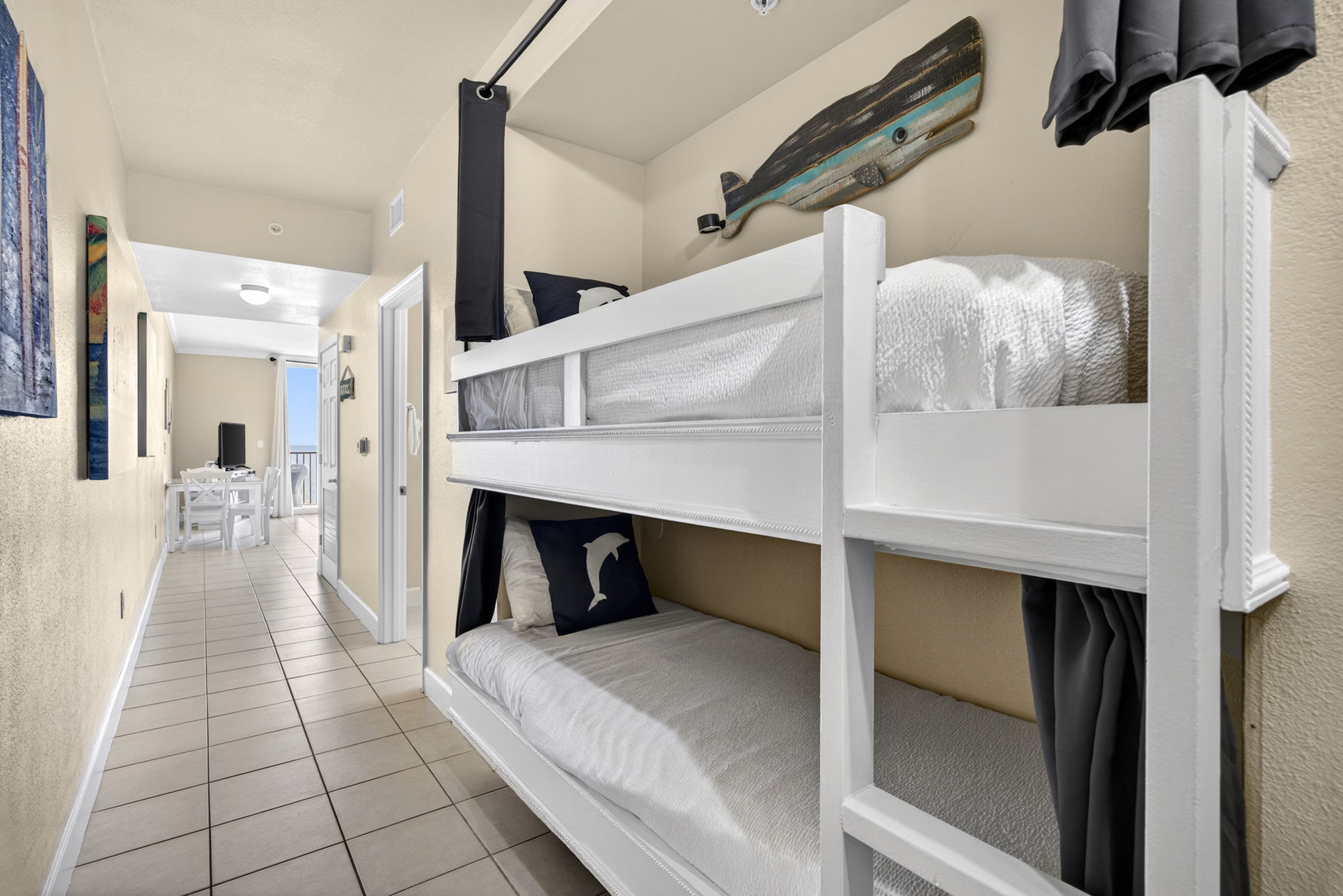 Sleeping Nook | Twin Bunk Bed | Linens Provided