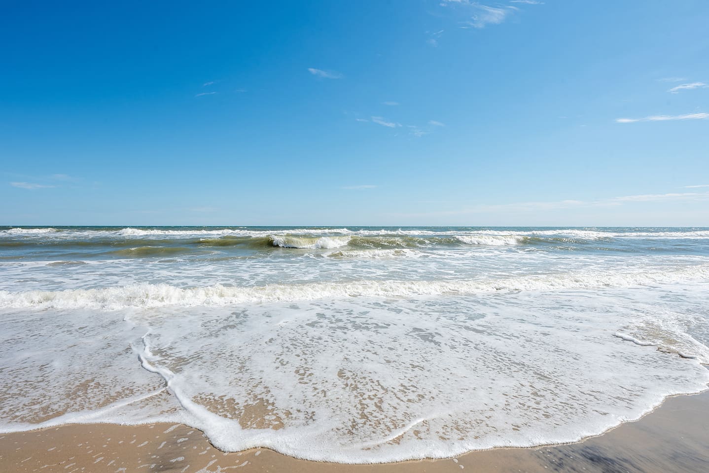 Beautiful oceanfront shoreline and beach views