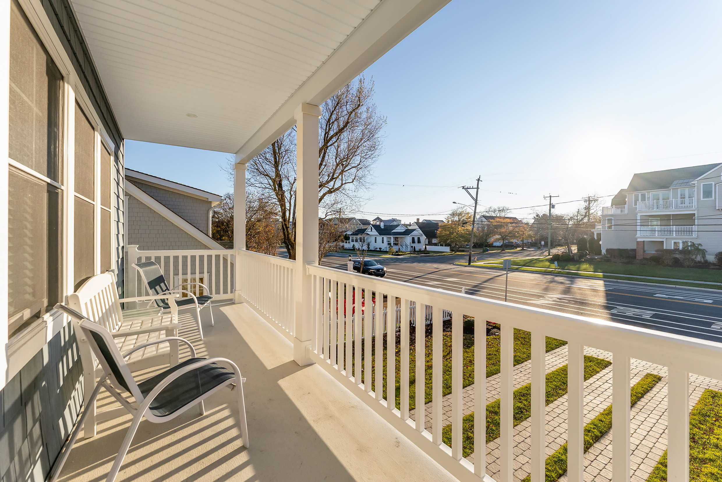 Large Private Covered Deck