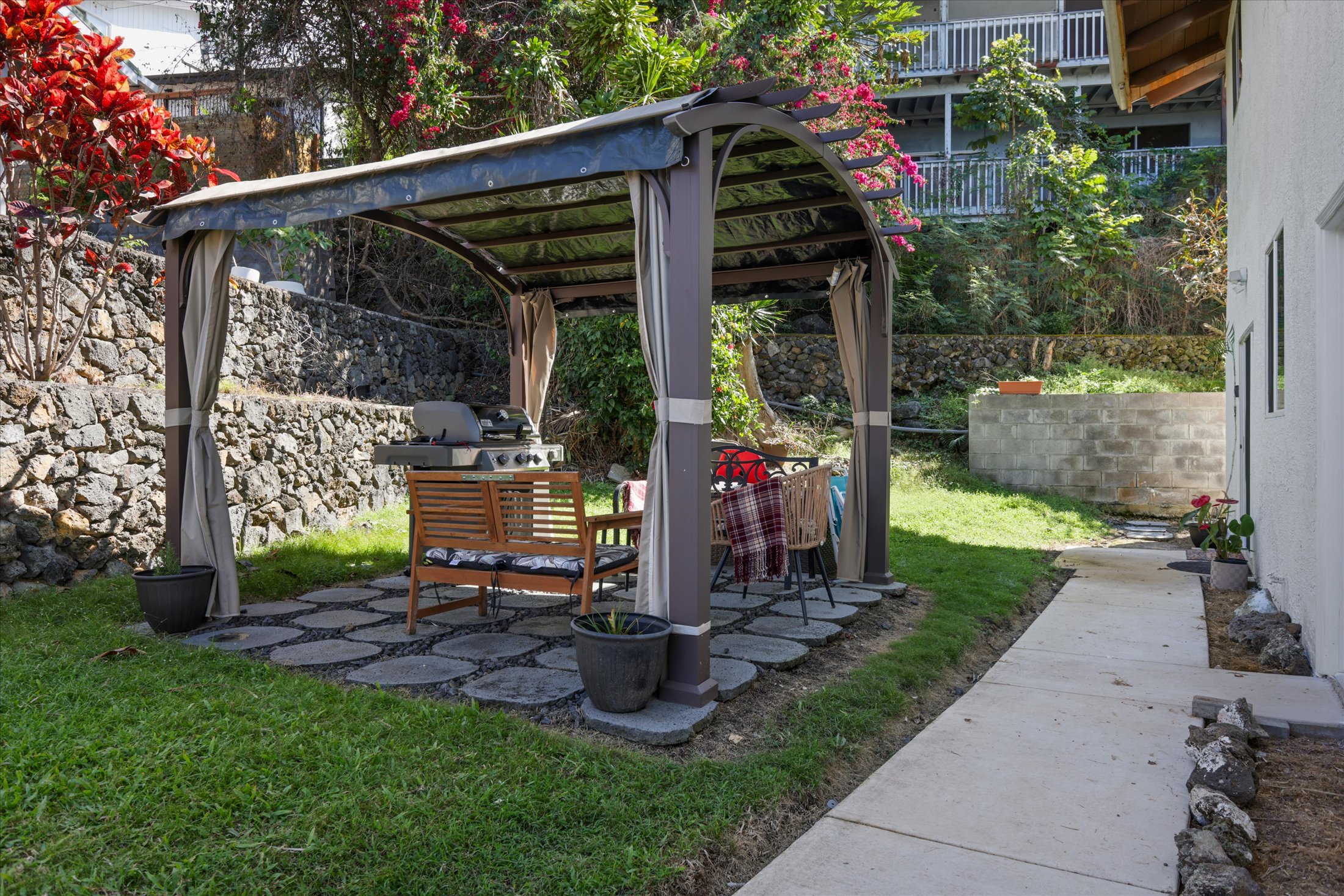 Outdoor seating area